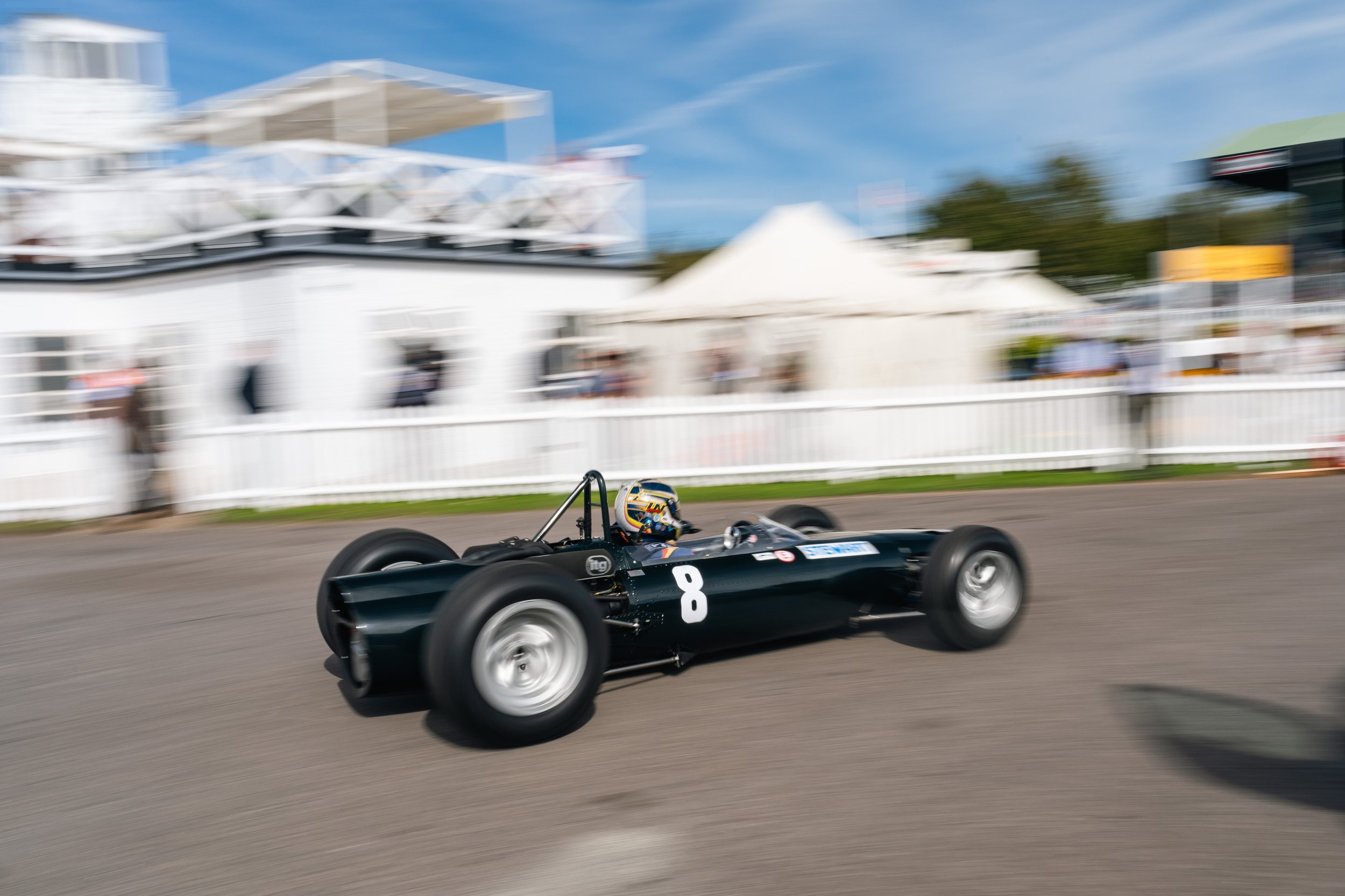 BRM P261 chassis 2617 in historic racing, Goodwood Revival Glover Trophy 2026