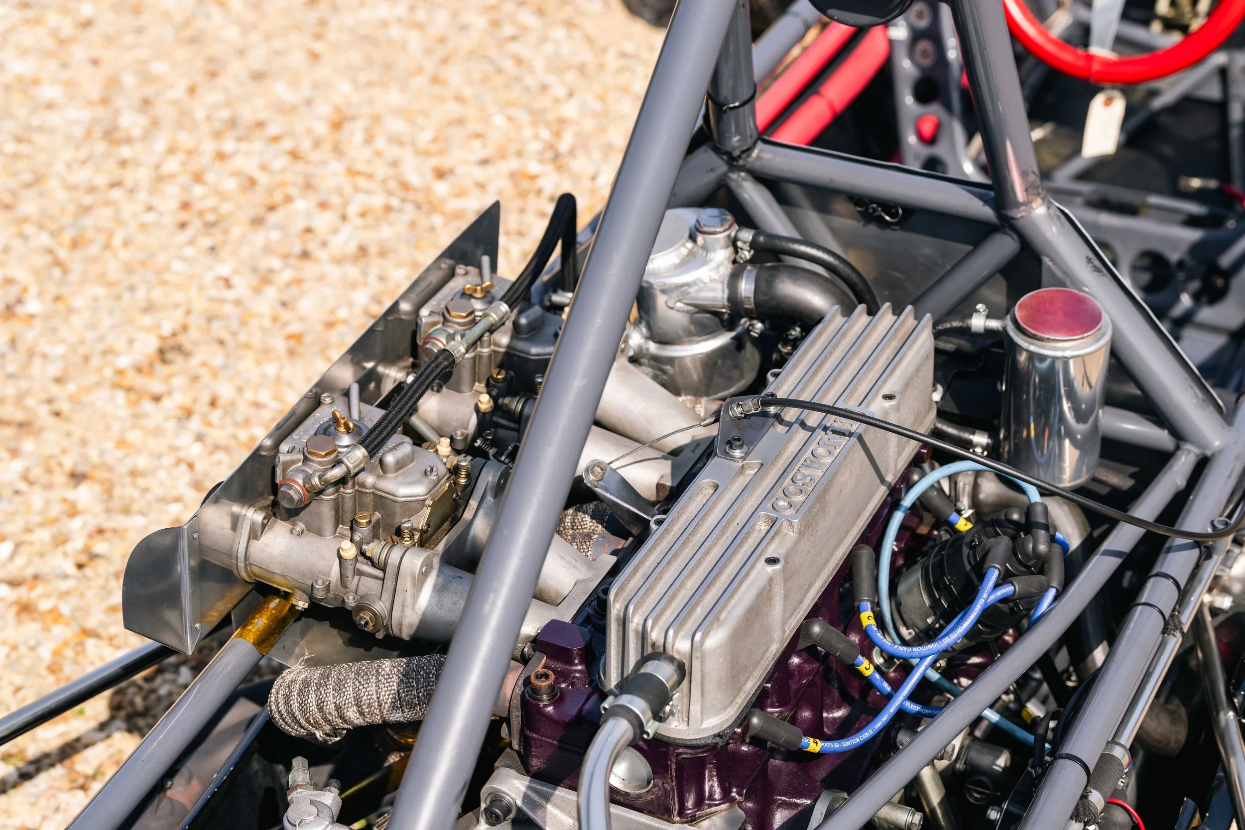 Lotus 20 Formula Junior – Richardson Cosworth MAE engine and spaceframe, chassis 20-J-905, engine bay