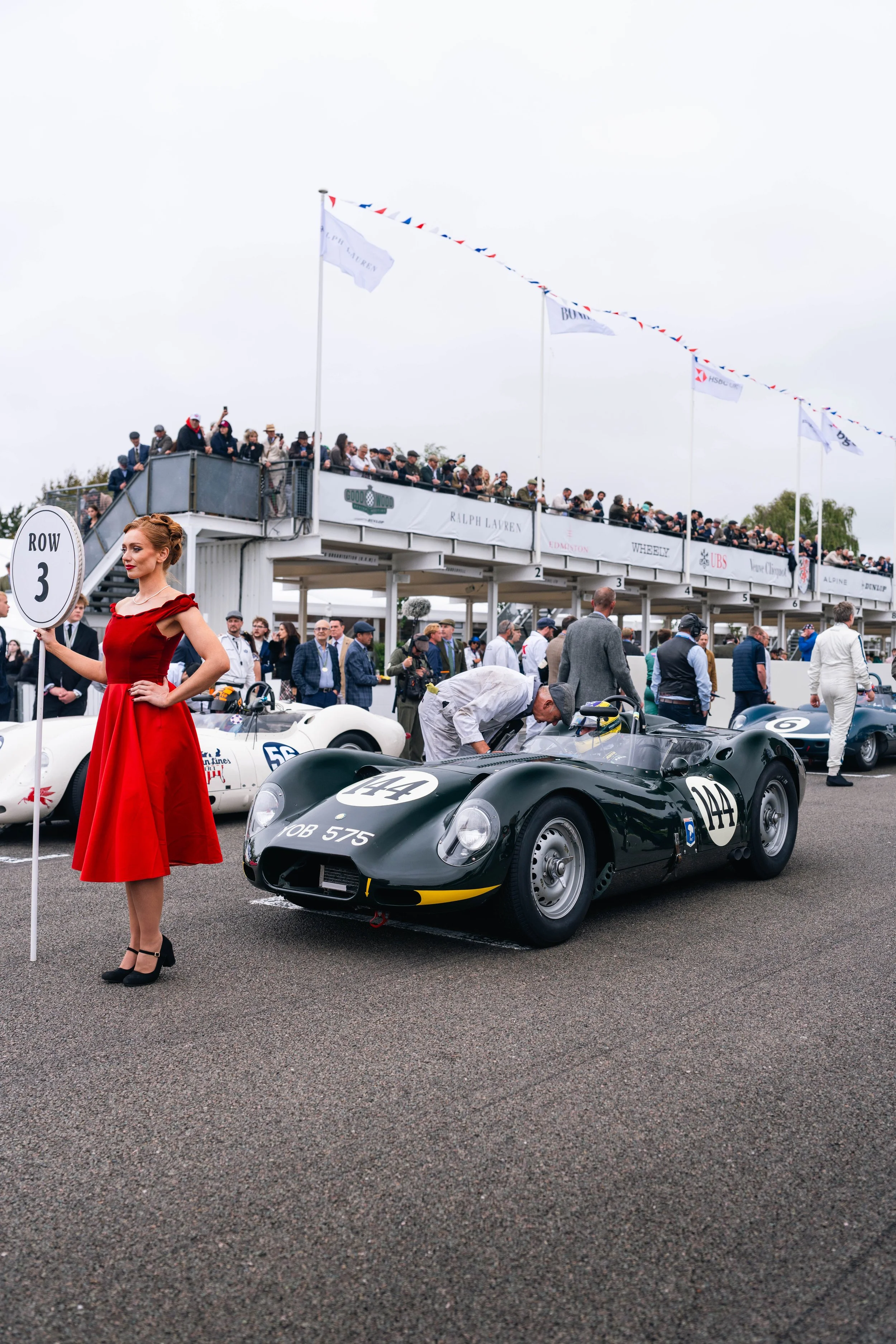 Lister Jaguar Knobbly YOB 575 – at Goodwood Revival Sept 2026, chassis BHL120