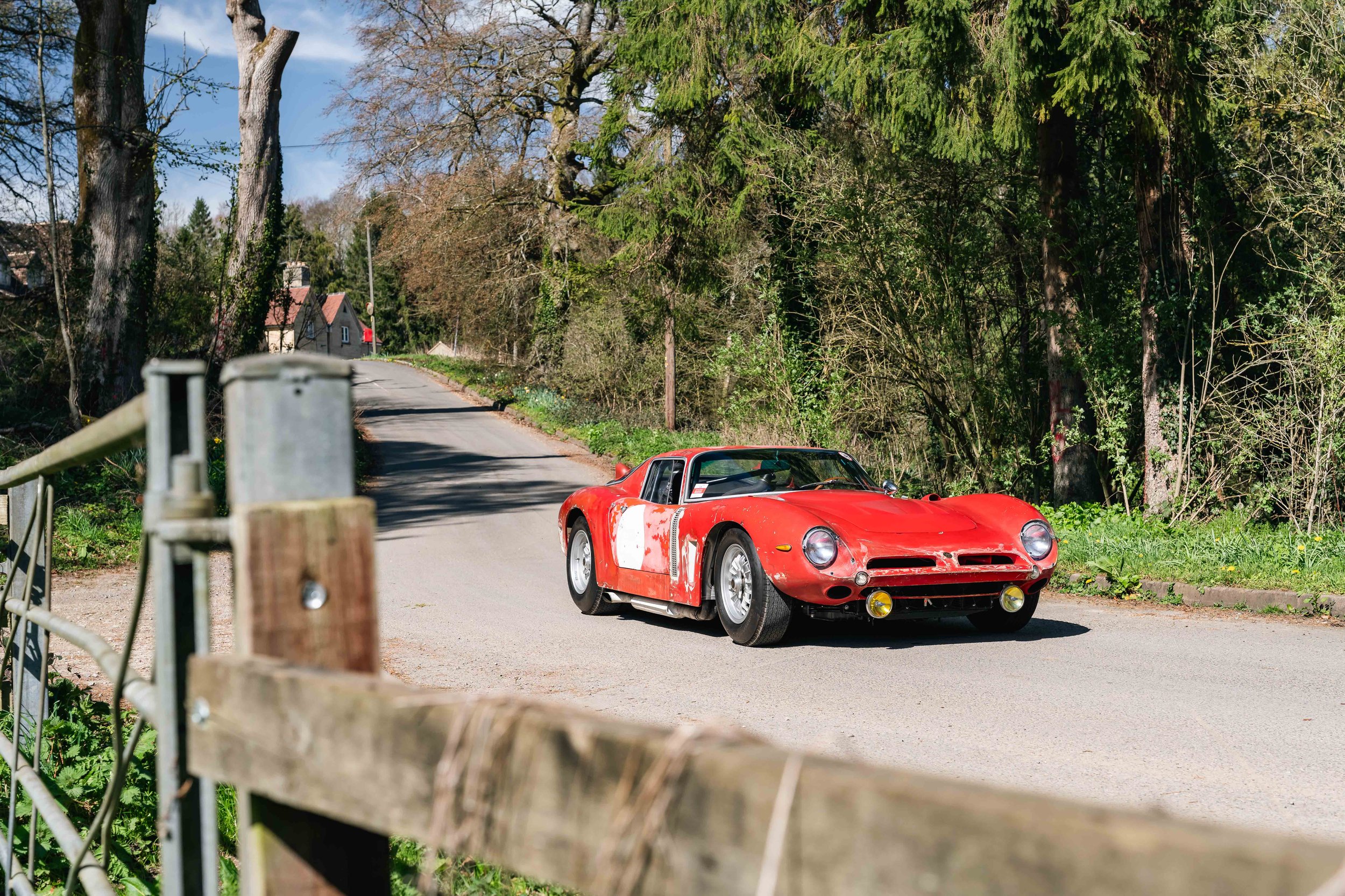 1965 Iso Grifo A3/C Works Bizzarrini road shot