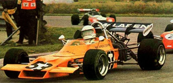 Jody Scheckter aboard the works McLaren M21 in European Formula 2 during 1972. 
