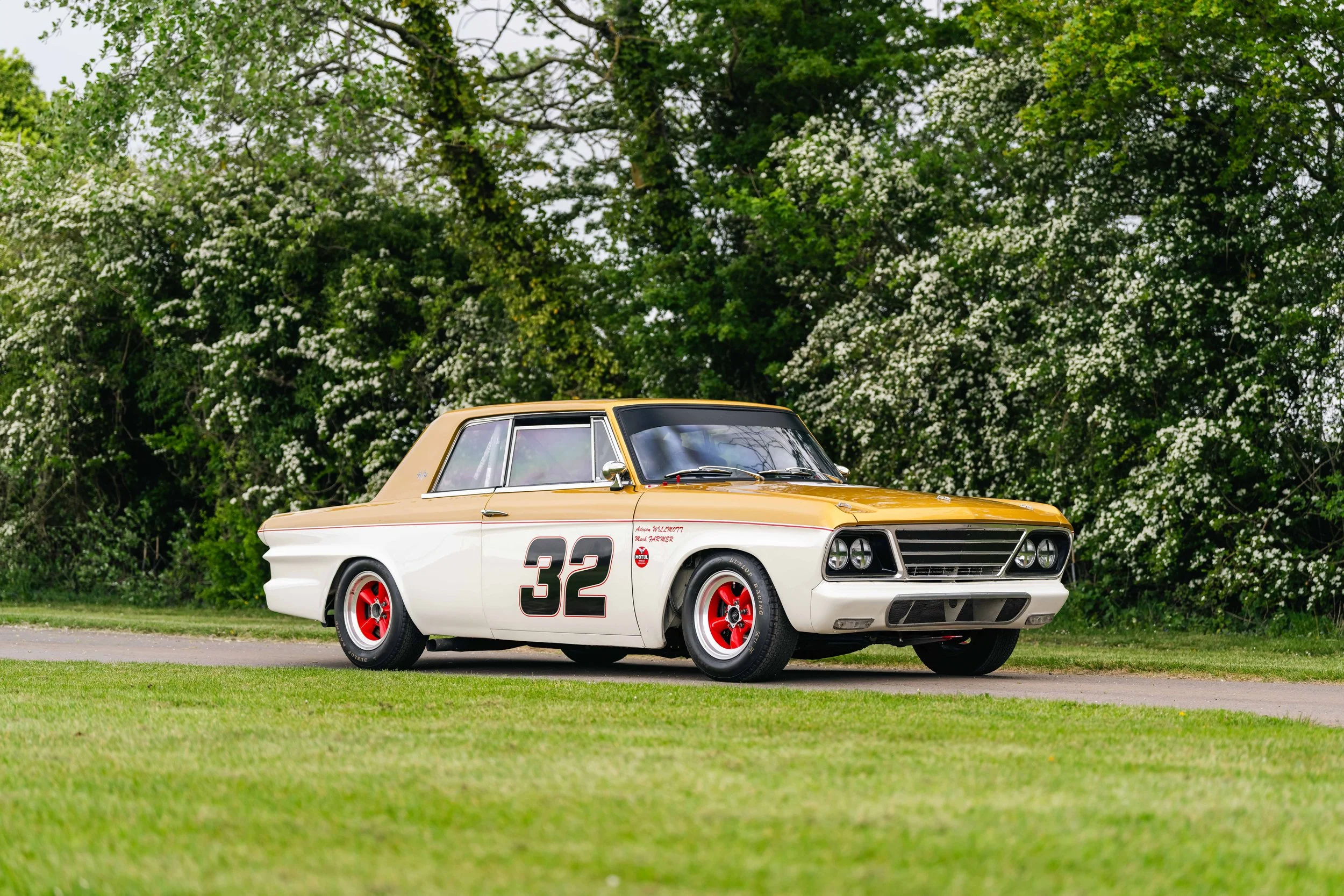 Studebaker Lark Daytona For Sale – Goodwood SpeedWeek + Members' Meeting Winner. 3/4 right side.