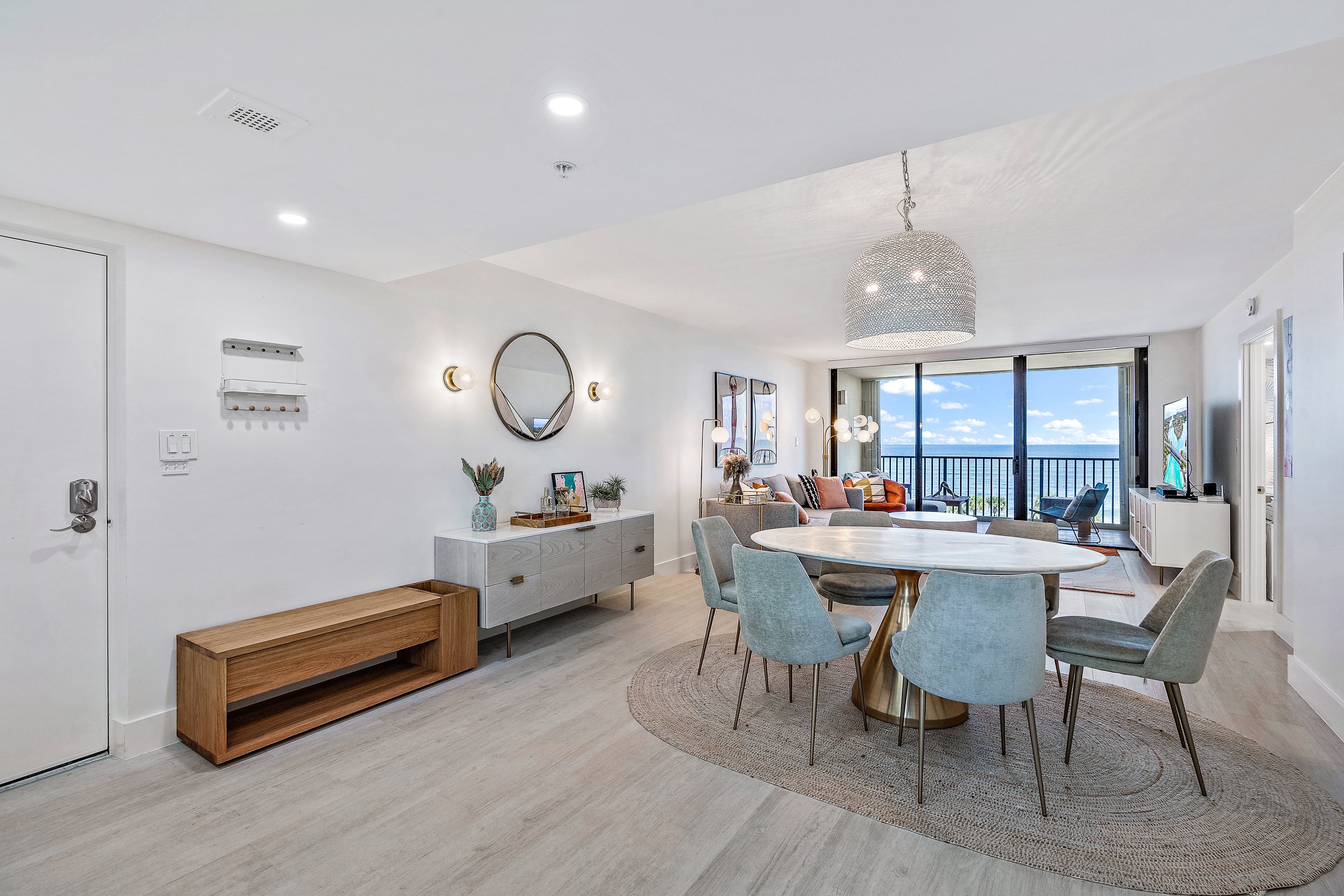 Main Entrance and Dining Area - With Seating for 6 at Dining Table