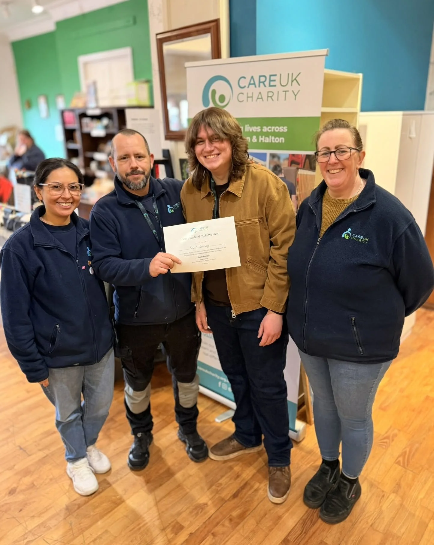 CARE UK Charity Volunteer smiling