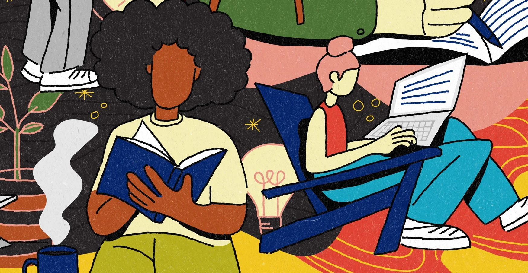 DukeMag Editorial Illustration
