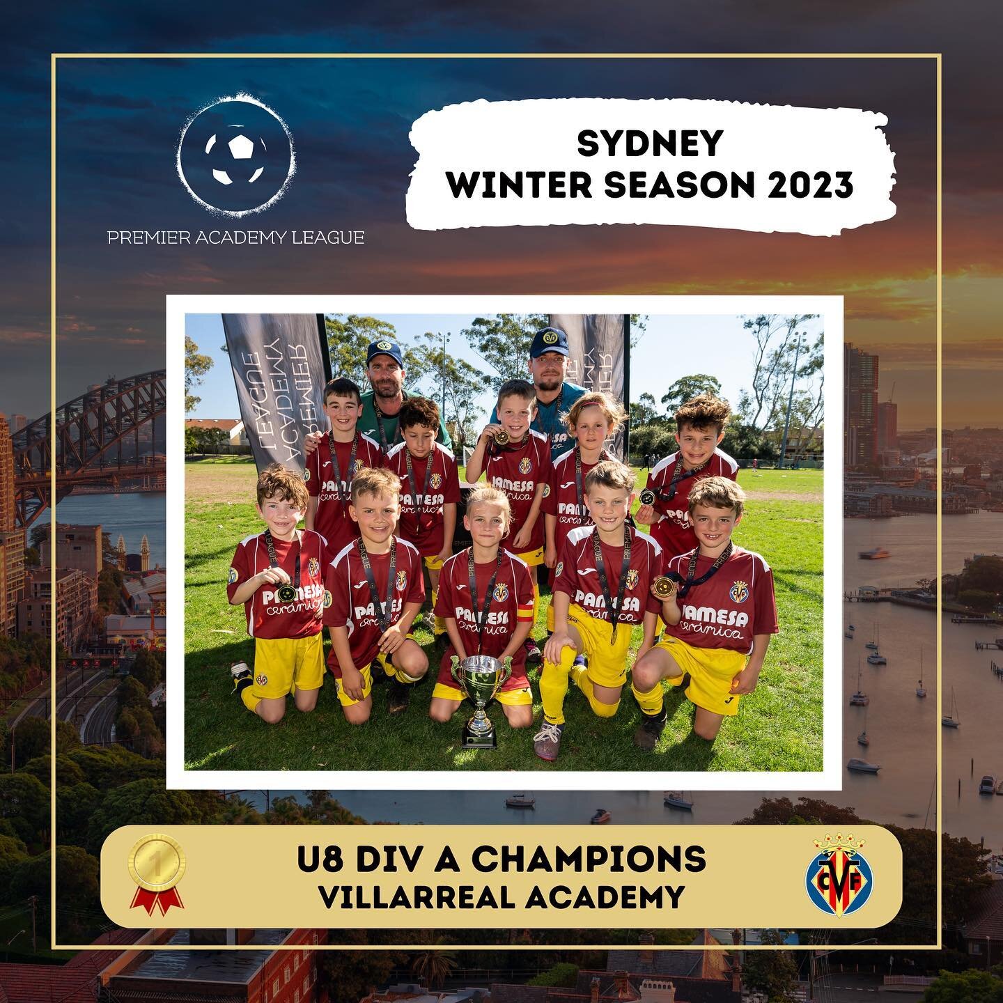 Congratulations to our U8 Sydney Winter Season 2023 Champions and Runners-Up!

🏆 U8 Div A - @villarreal_sydney_academy A
🥈 U8 Div A - @soccerdebrazil Yellow
🏆 U8 Div Black - @gameday_socceracademy
🥈 U8 Div Black - @bssnorthernbeaches
🏆 U8 Div Go