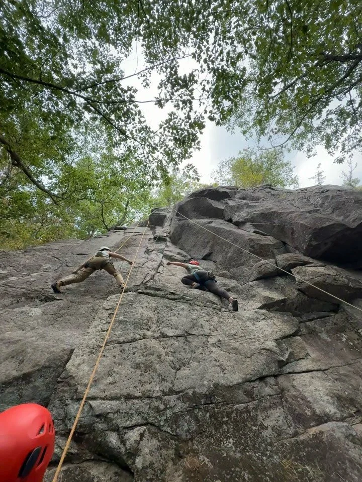 We interrupt you normally scheduled posts to share that Andrew and I climbed outside for first time today and it was a BLAST. Can't wait to get back out there.