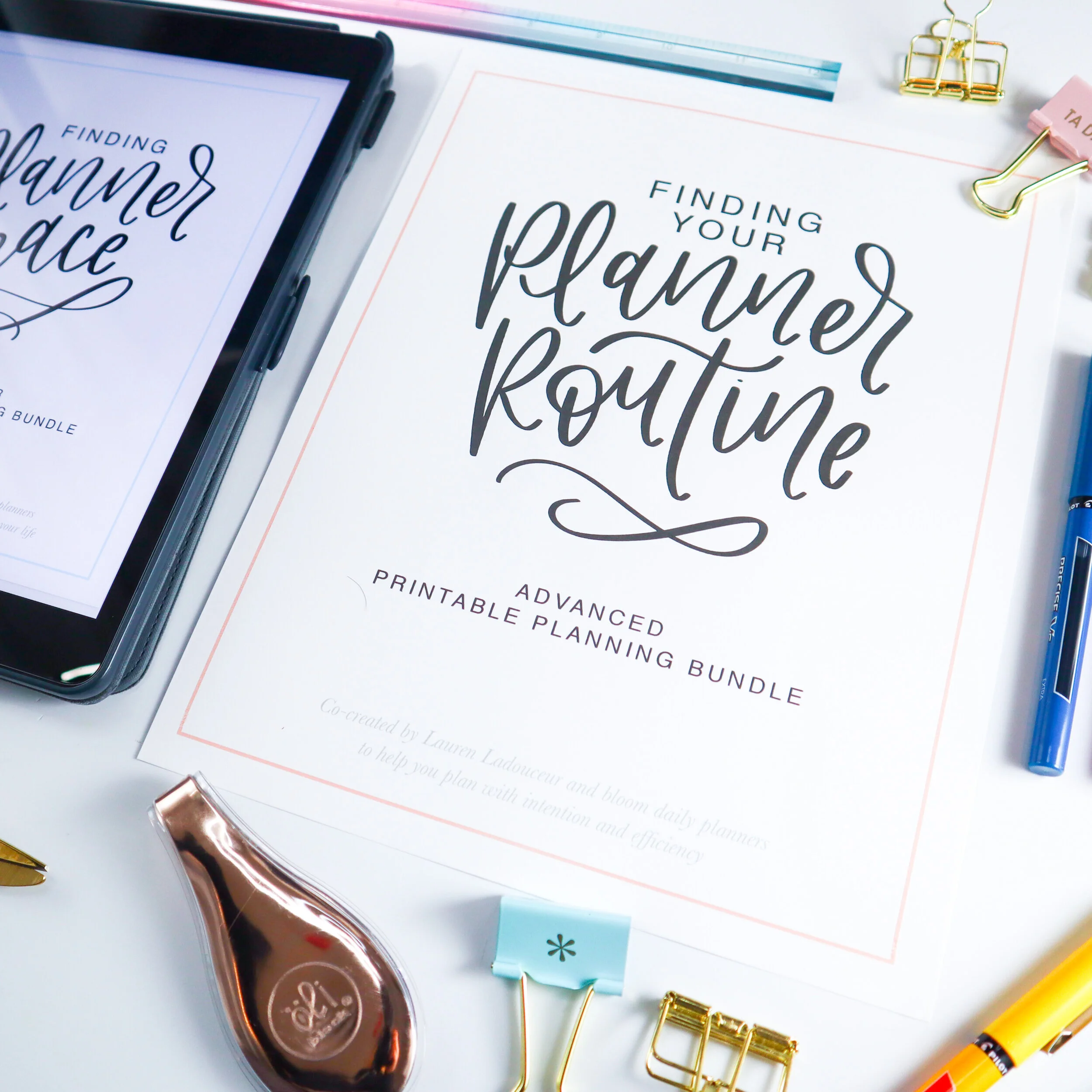 How to create a consistent planning routine — Plan With Laur