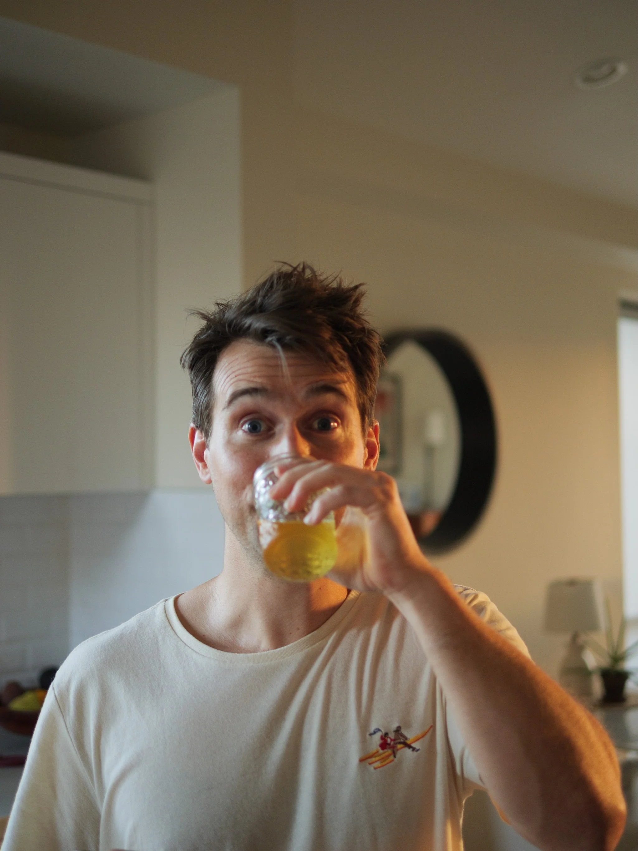 Happy Saturday! I&rsquo;m drinking beer and eating tofu! 🤷&zwj;♂️