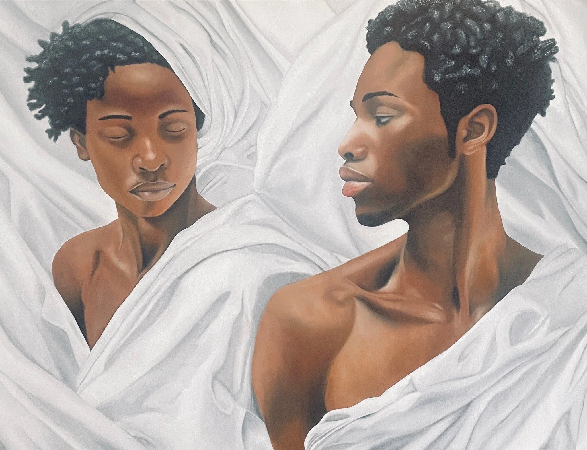 To Be Seen, To Be Safe
Oil on canvas
30x40
2025