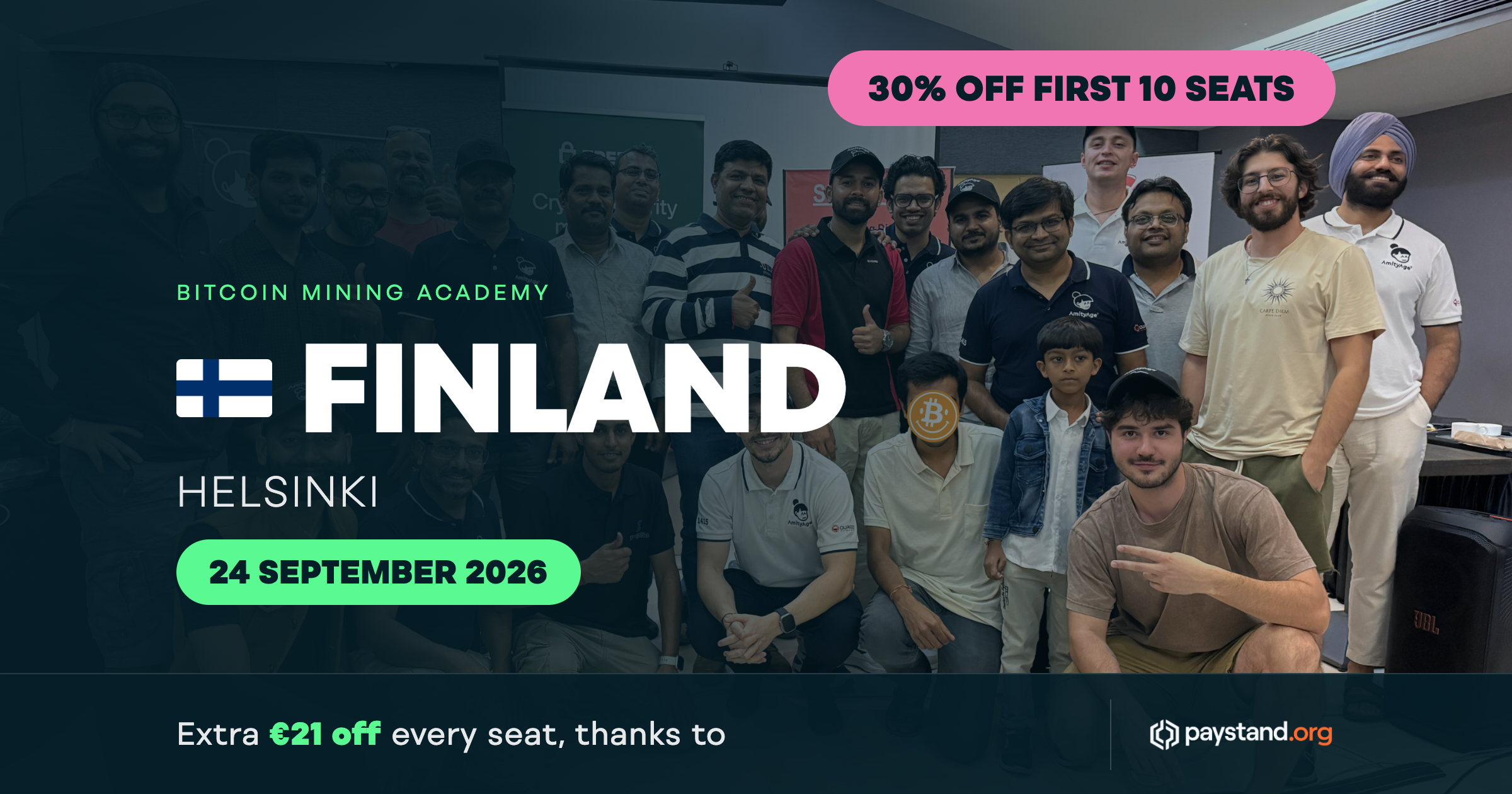 Bitcoin Mining Academy in Finland, Helsinki