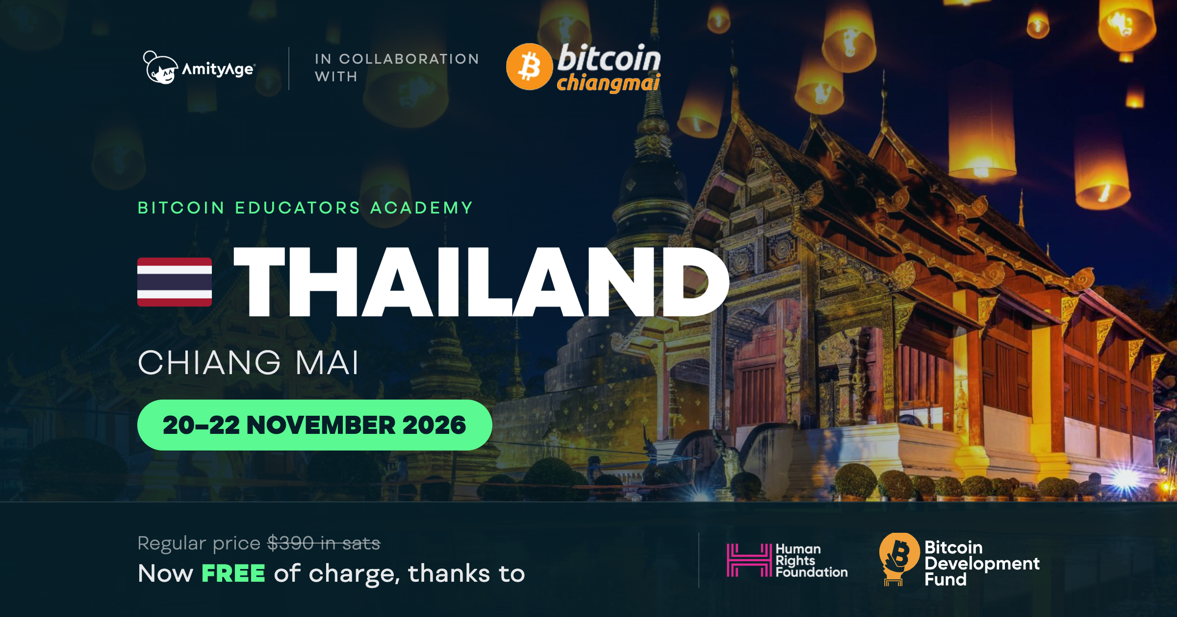 Bitcoin Educators Academy in Thailand, Chiang Mai