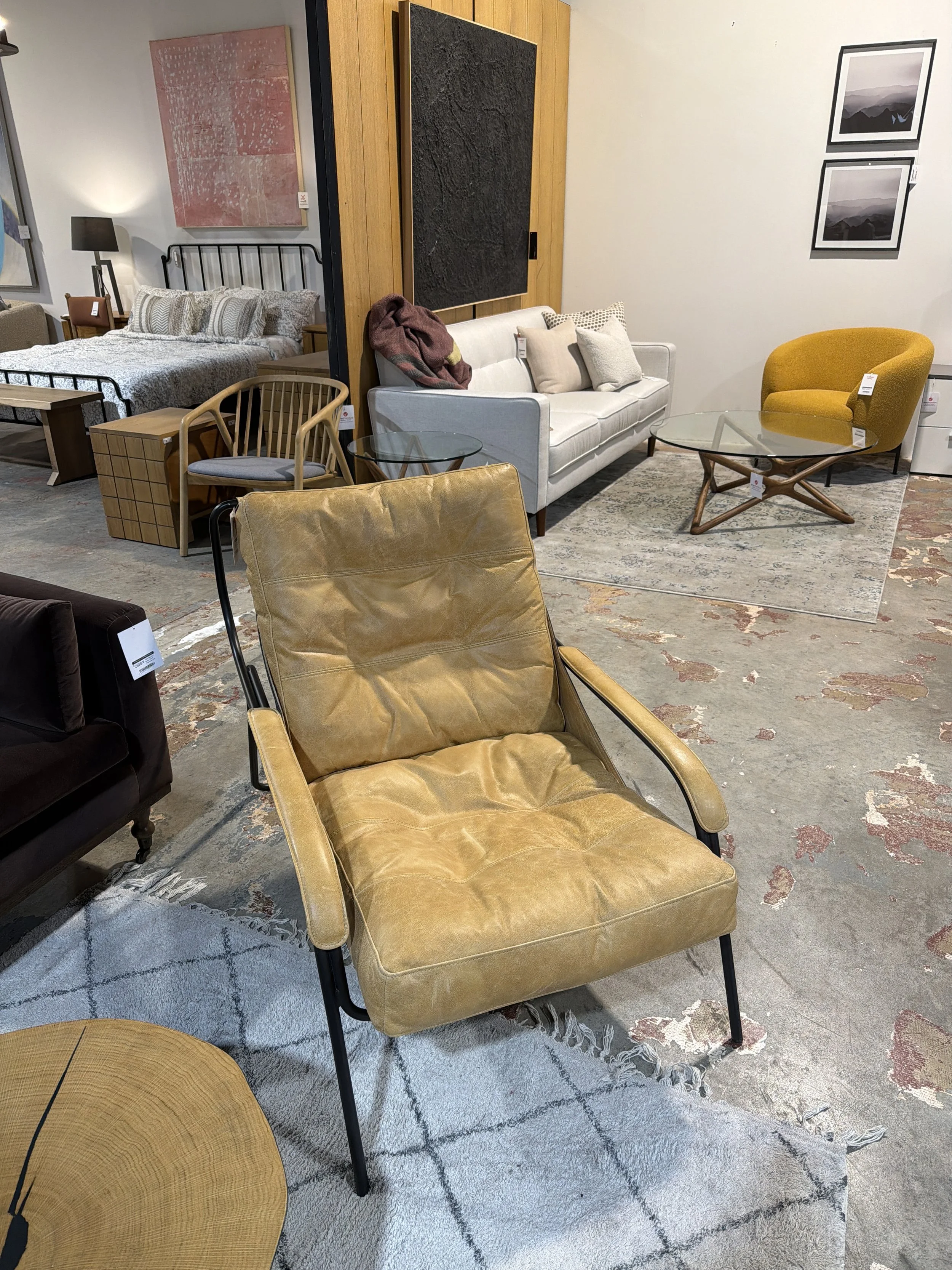 Breuer Lounge Chair - Leather Camel