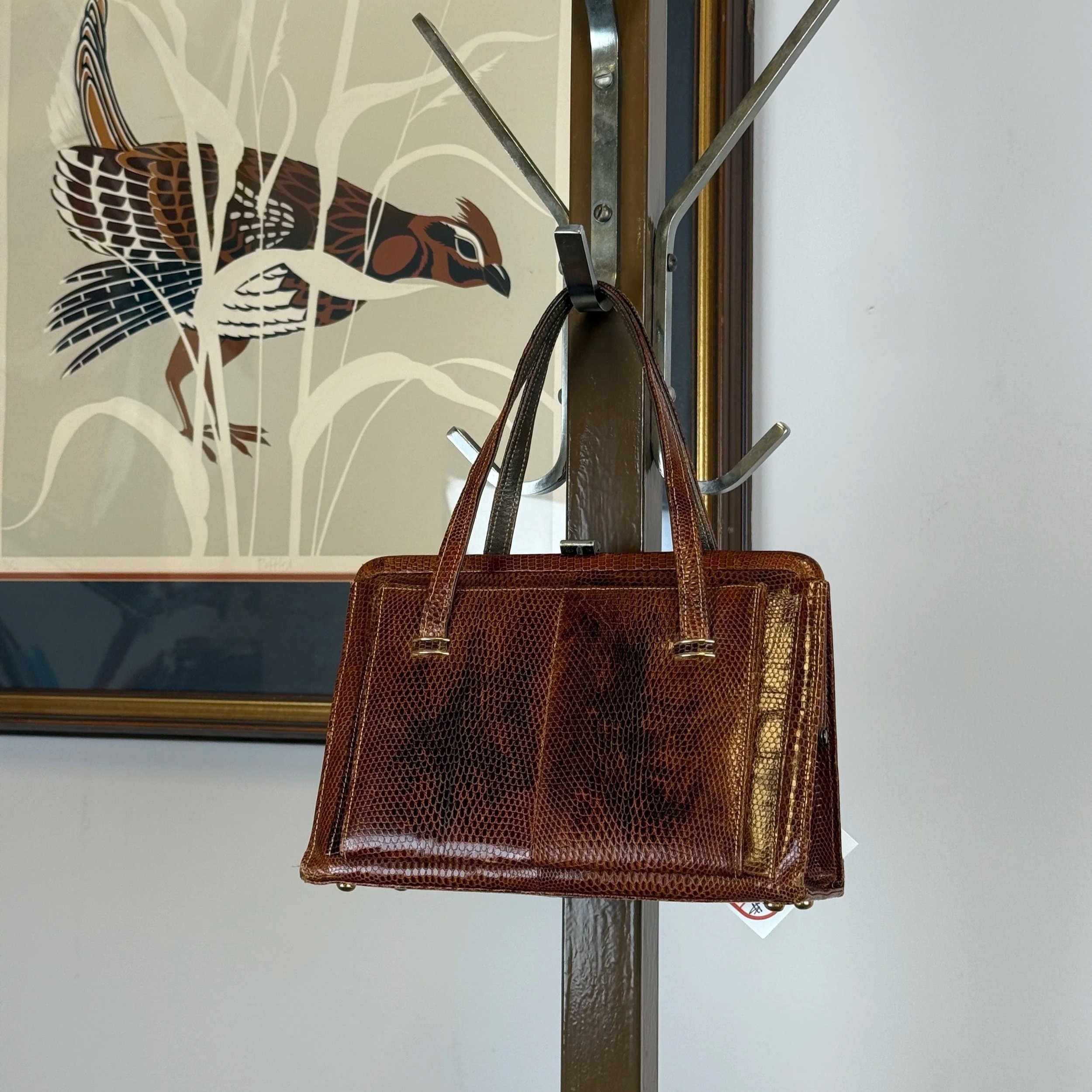 Vintage Authentic Lizard Bag