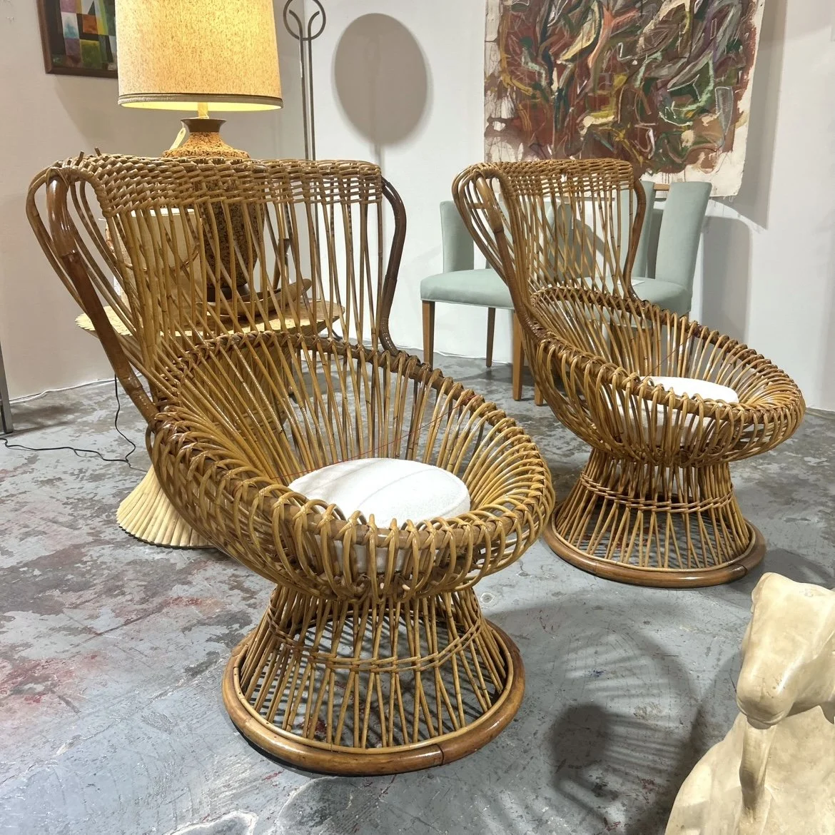 1951 "Margherita" Armchairs by Franco Albini