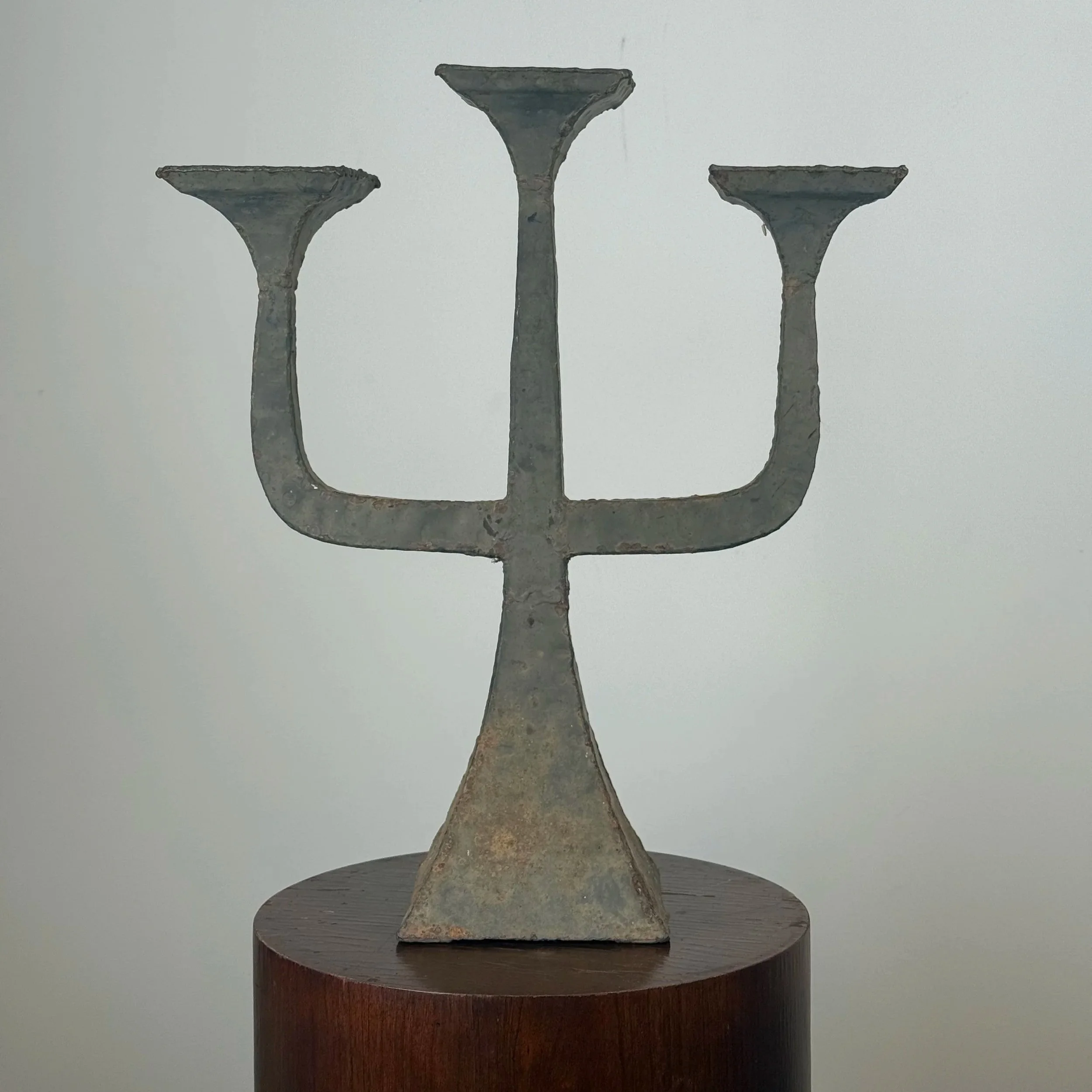 Vintage Brutalist Candelabra