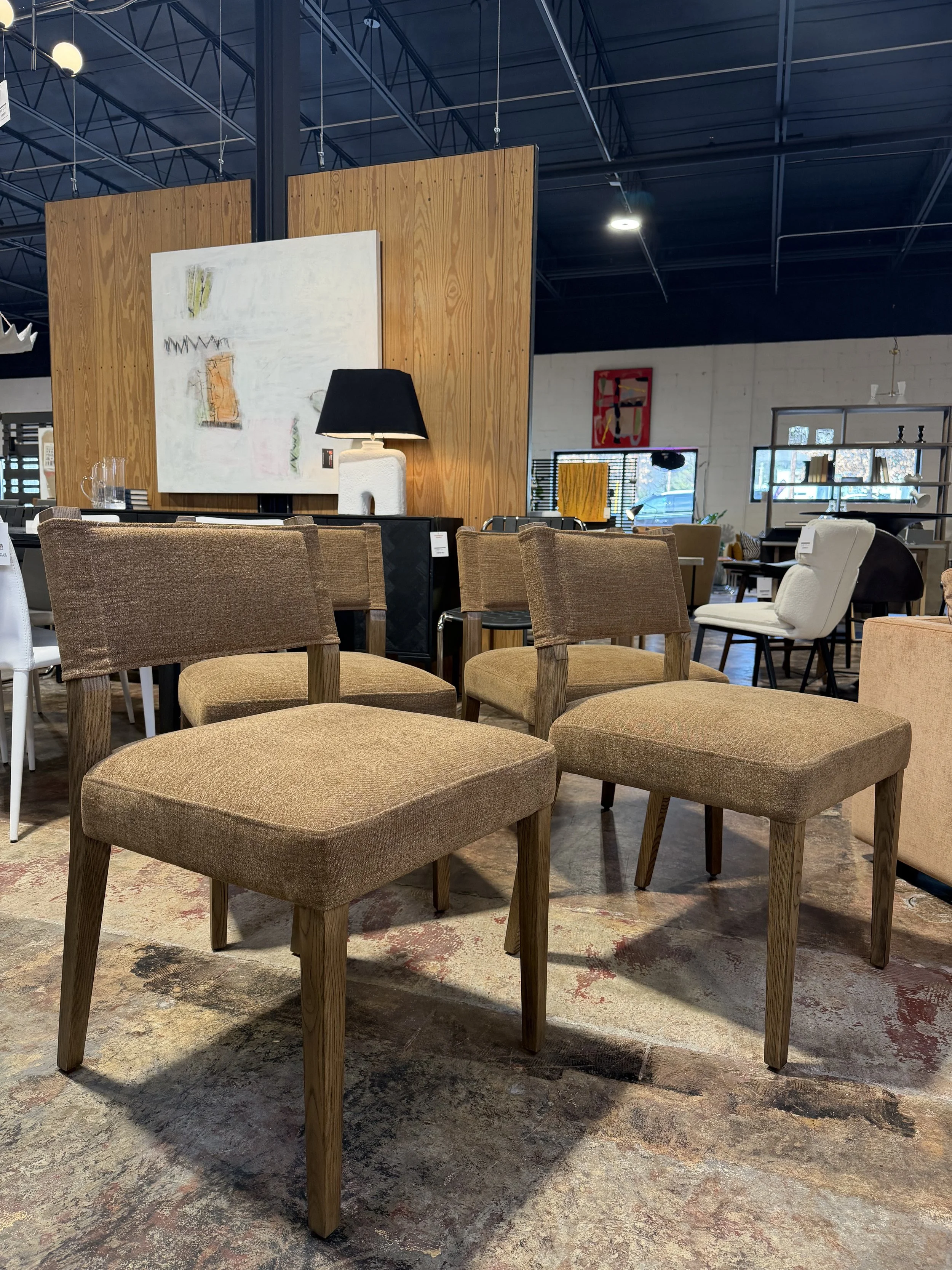 Ferris Dining Chairs in Laughlin Ochre