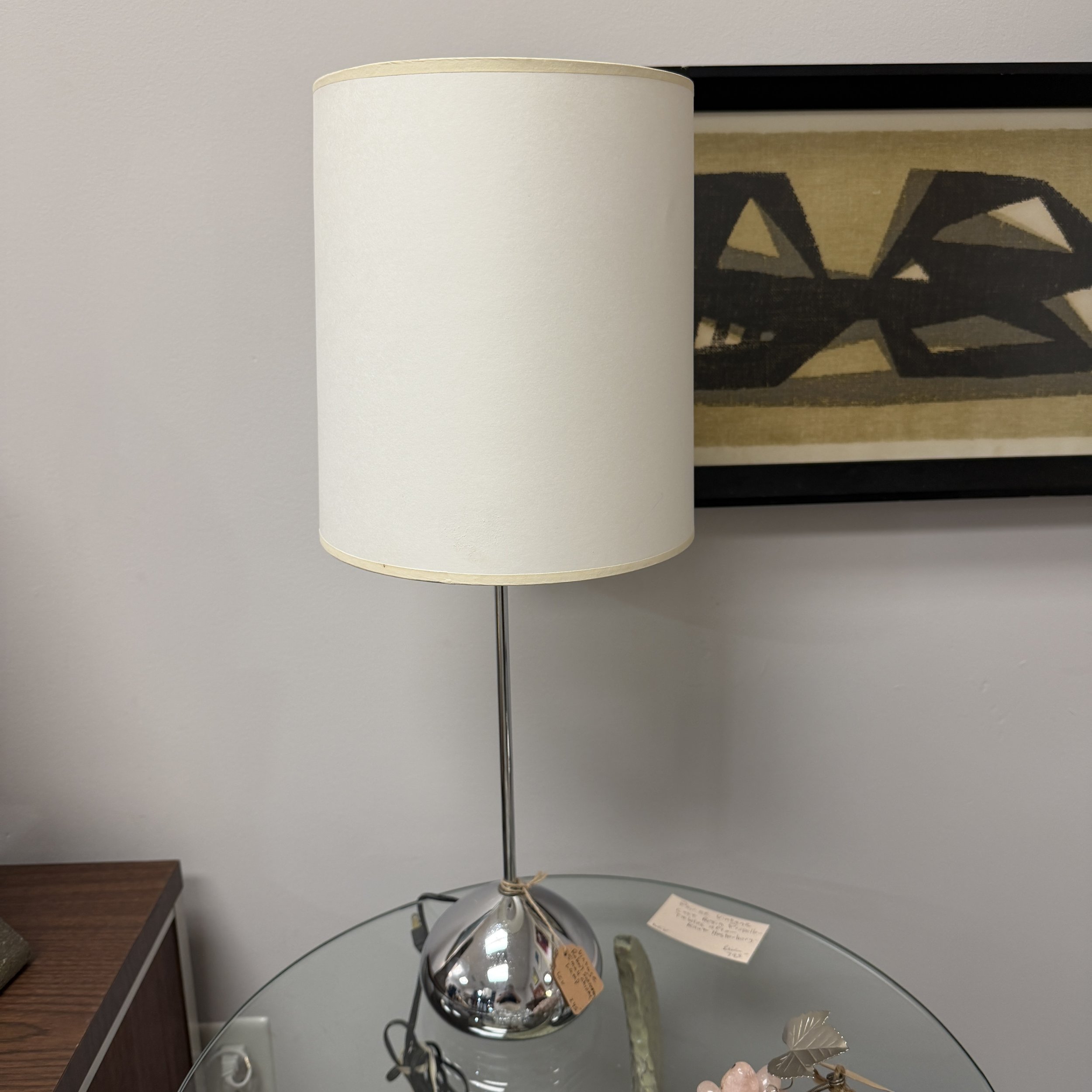 Vintage Robert Sonneman Chrome Table Lamp