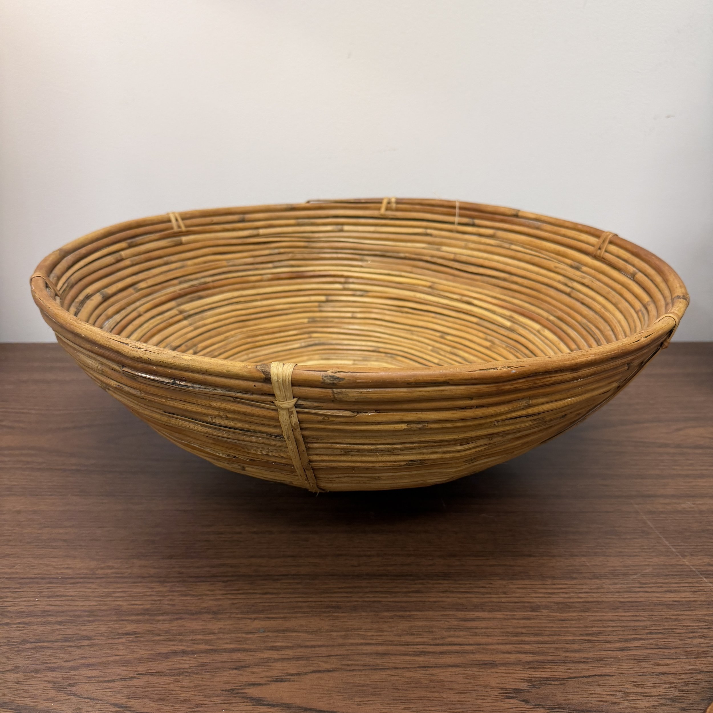 Vintage Large Pencil Reed Bowl