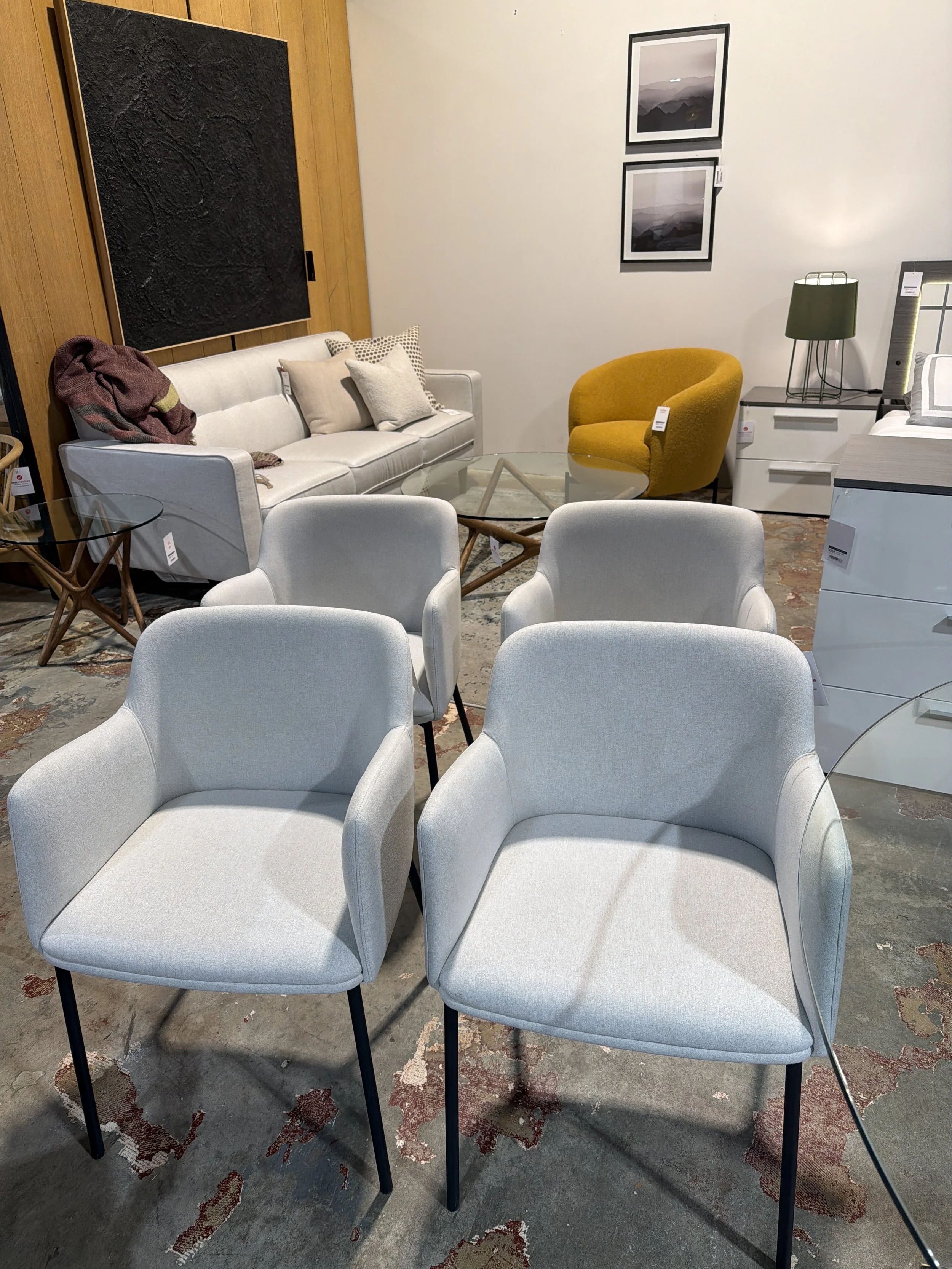 Coz Dining Armchair - Sesame Fabric