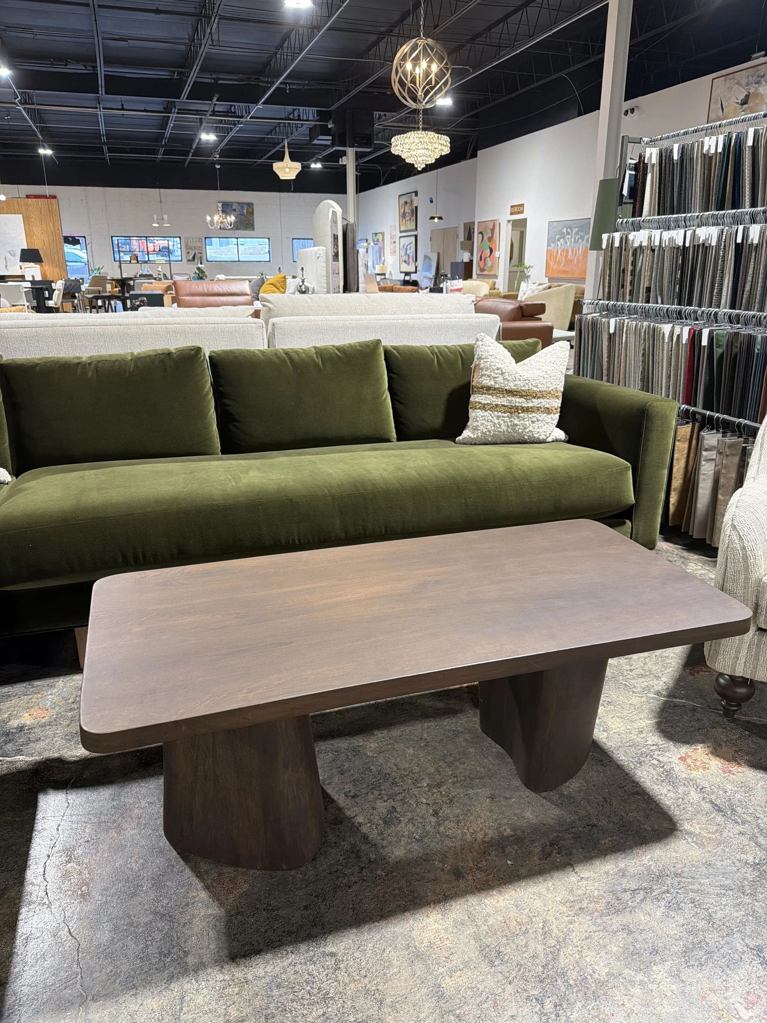 Myla Coffee Table - Aged Brown