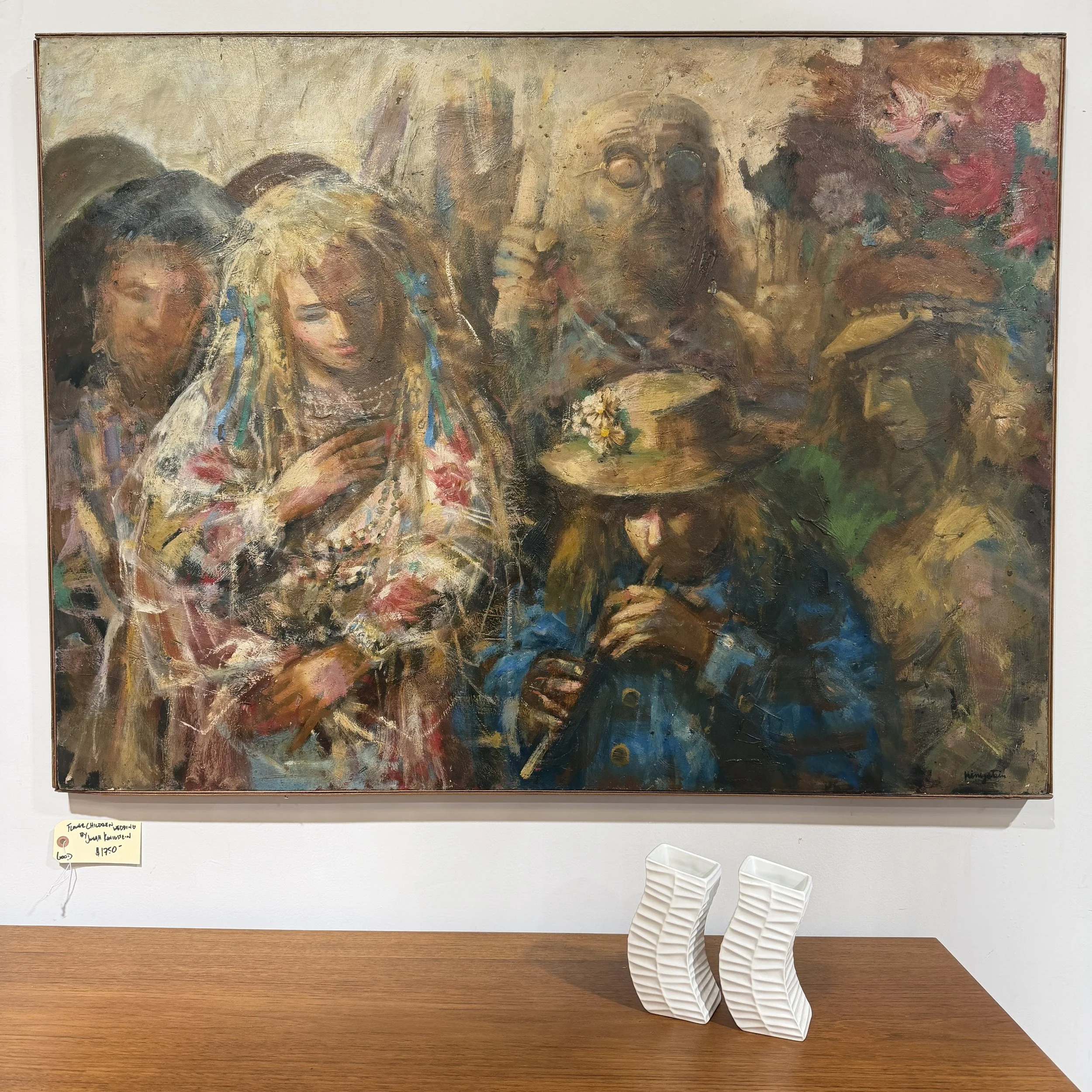 “Flower Children Wedding” Original Painting by Jonah Kinigstein