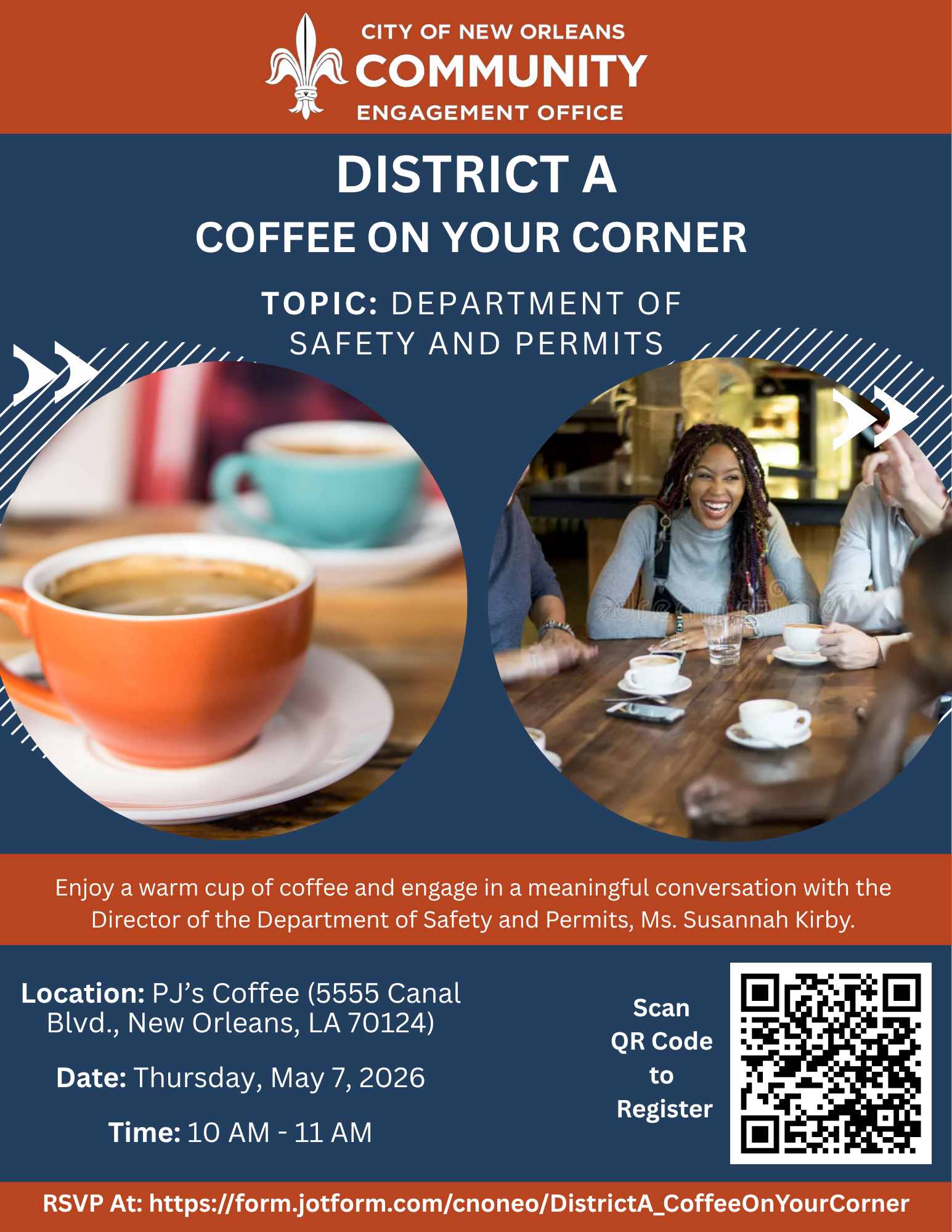 District A “Coffee on Your Corner” – May 7