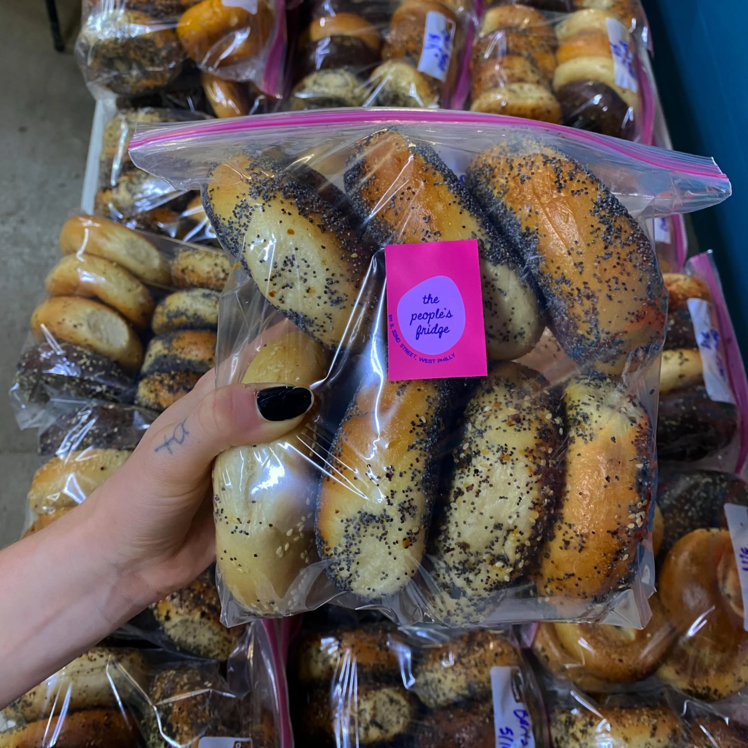 we keep us fed! abundantly! with dignity! with joy! 

local businesses: PLEASE reach out if you find yourself with extra food at the end of your close. we can send out a dedicated volunteer to take the food off your hands. 

this is great for several