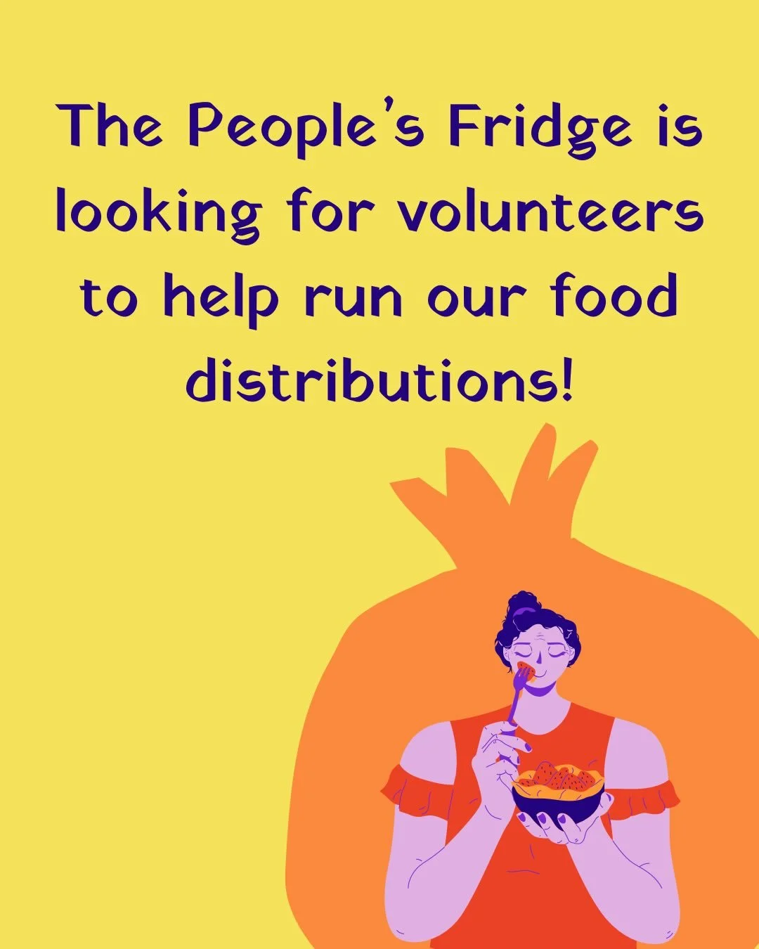 We are looking for volunteers! Specifically volunteers to work our distributions. Right now, they occur on every 2nd and 4th Saturday of the month at Cedar Park. 

Tap in! Many hands make the work light and the heart full. Hope to hear from you soon!