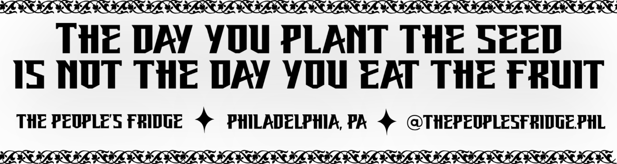 Plant the Seed Bumper Sticker