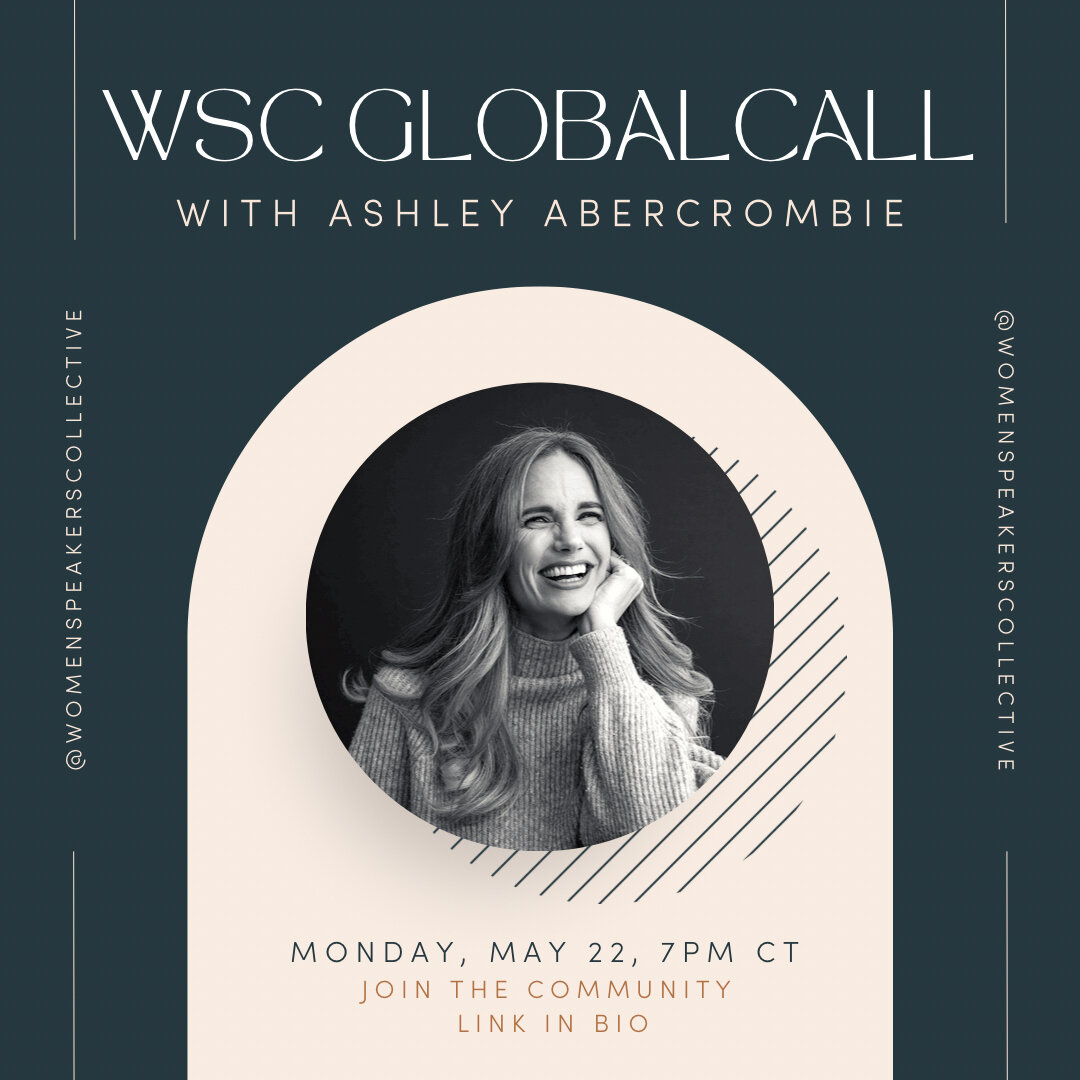 You know it's always a party any time @ashabercrombie is in the house!​​​​​​​​​

We are so excited that WSC executive coach, Ashley Abercrombie will be joining us for our WSC Global Call this Monday, May 22nd, at 7PM CT.

Ashley is a speaker and writ