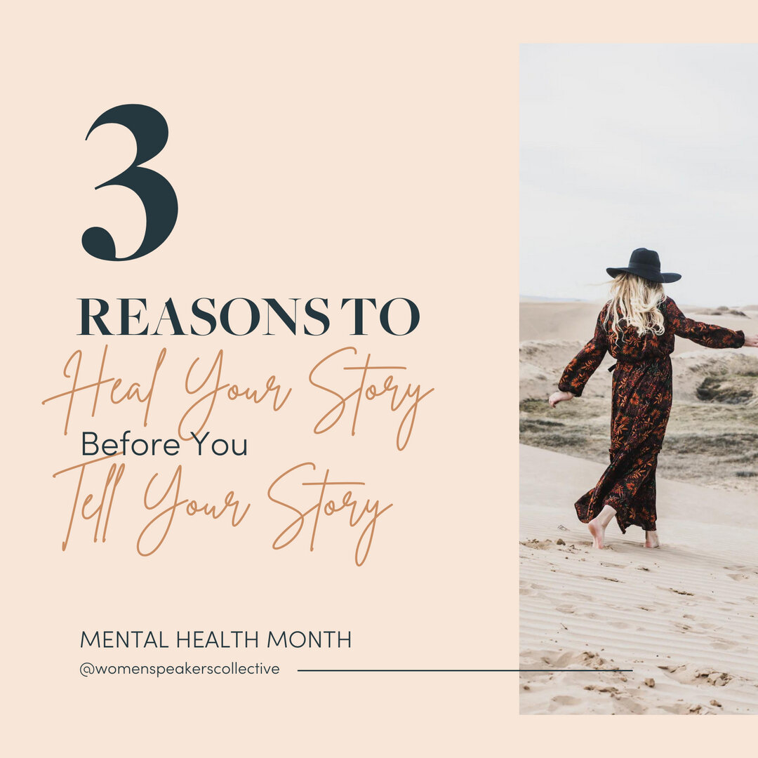 Every woman has a powerful story to share. ​​​​​​​​​
But before you take the stage to tell your story, we want to encourage you to create space to heal your story.

Healing your story is a profound journey. Remember, this is not about erasing your pa