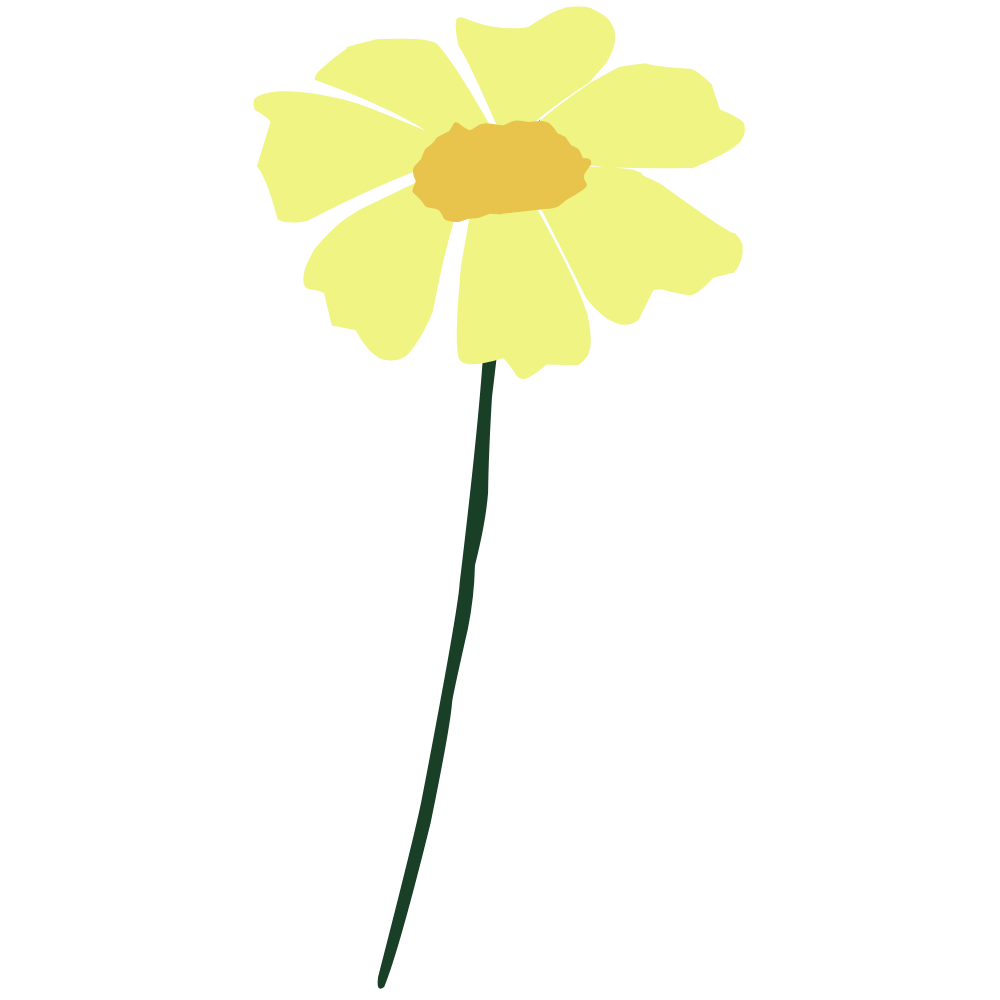a graphic of a flower
