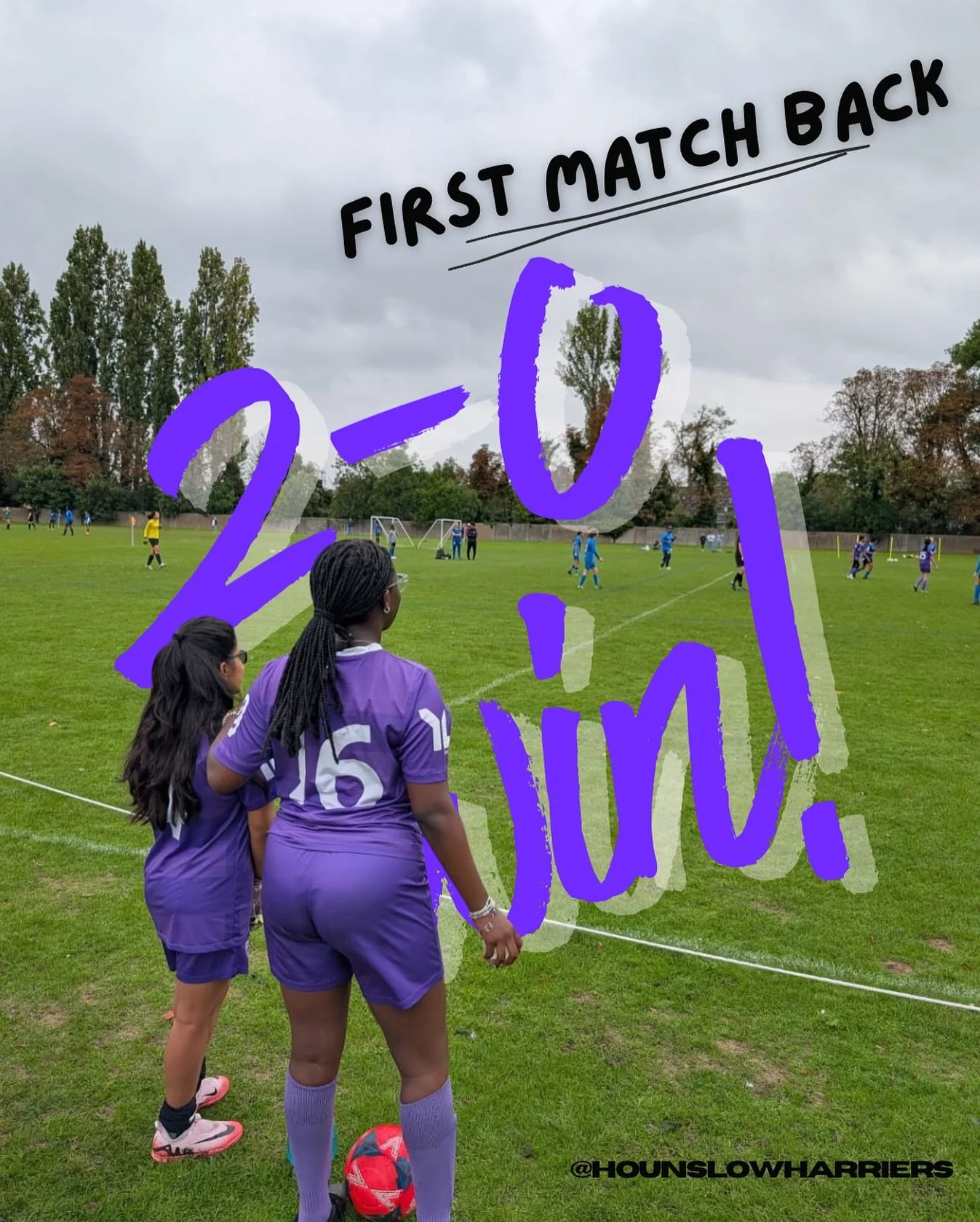 We are so so proud of our Harriers! See you sunday! ๐๐คโฝ๏ธ
