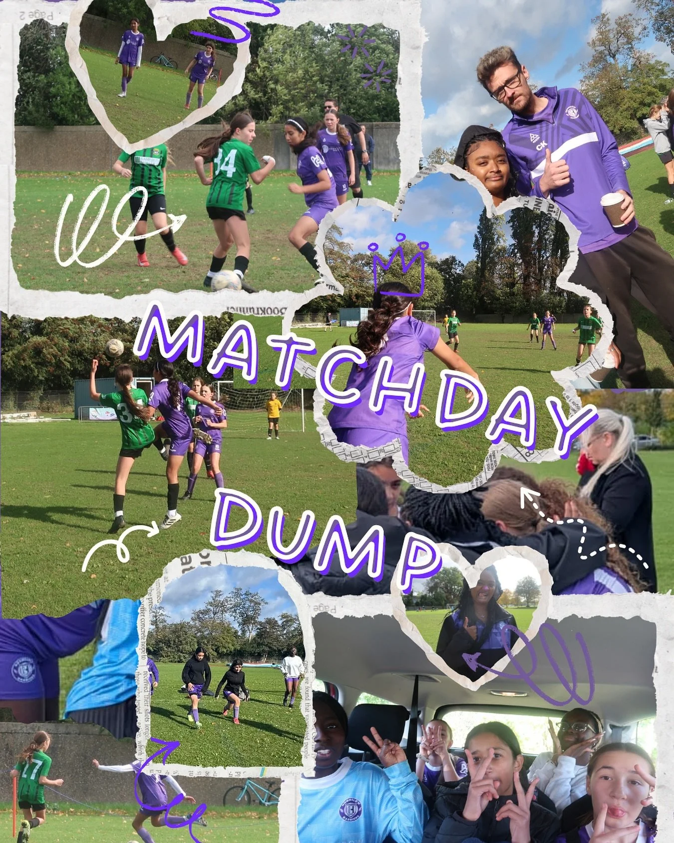 we ๐ our matchdays !! this is the beginning of something so good!! ๐คโฝ๏ธ