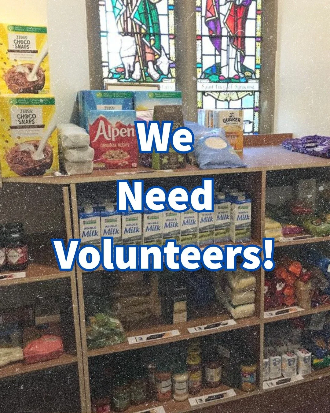 We're looking for some extra help at our food bank sessions. If you are interested, please email community@hopehounslow for some more information 😊