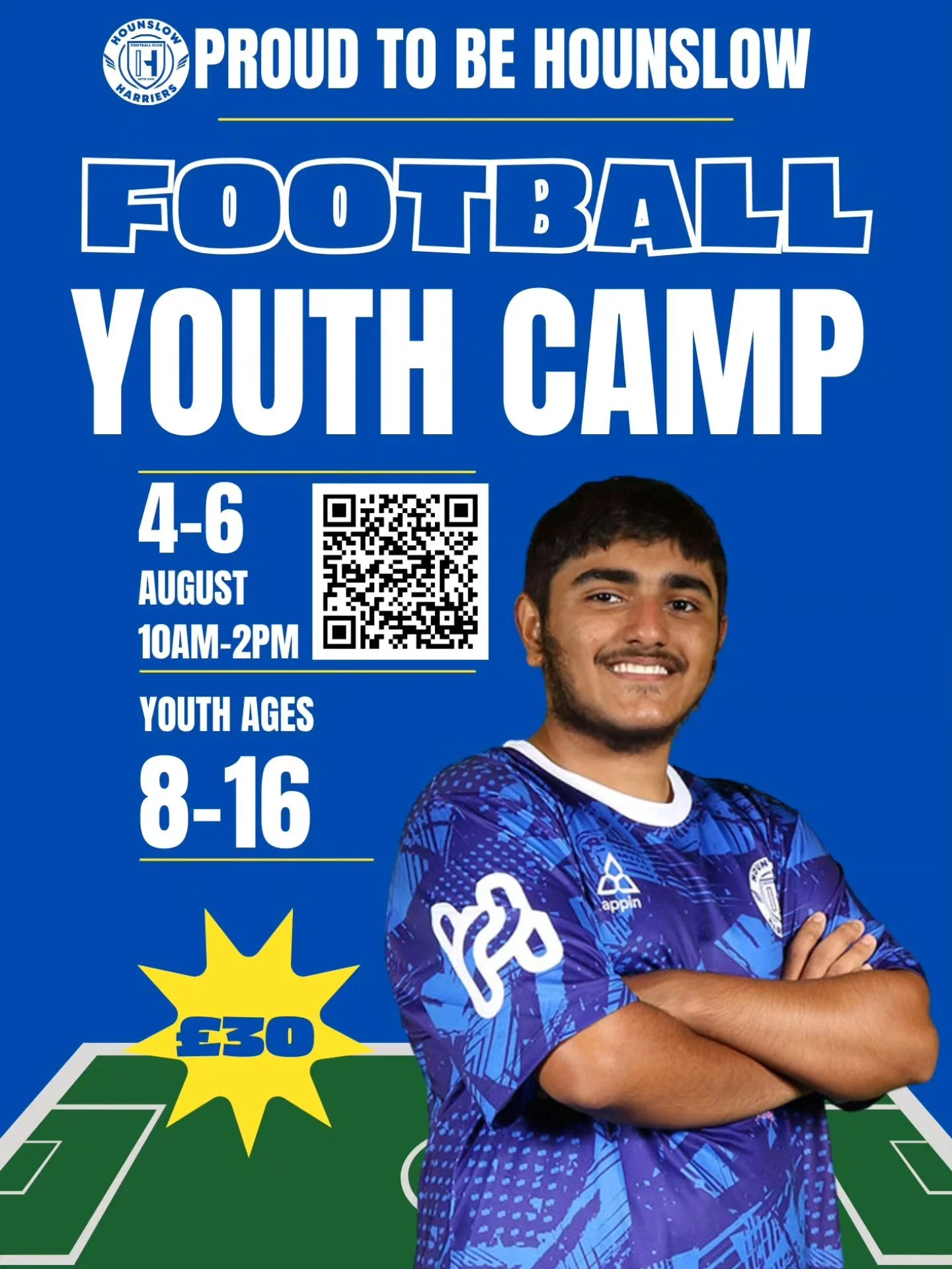 Our football season may be done but that doesn't mean we stop meeting together. Our @kick_uk_ summer camp is back for 2025 and we want you to make it a memorable 3 days of football, faith and fun.
For boys aged 8-16.
📆 4-6 August, 10am-2pm
📍Hope Ch