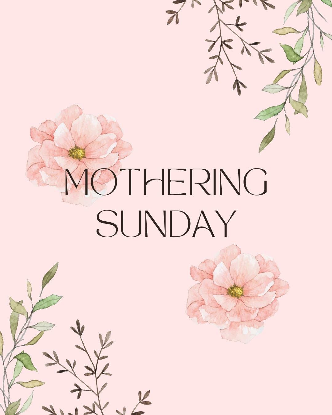 Join us at Church this Mothering Sunday on the 15th of March! We would love if you could bring a flower along with you so that we can bless the women in our community. 🌸🌹🌷🌺

Refreshments: 10:00am
Service: 10:30am