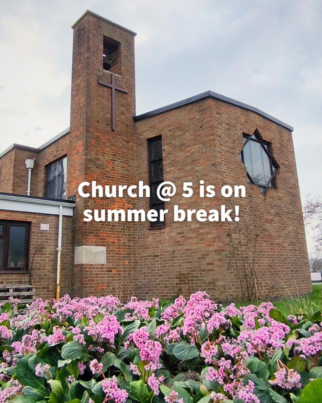 Please join us at our other services:

Sundays: Refreshments at 10am and our service starts at 10:30am (at our St. Pauls location)

Thursdays: Service at 10am with refreshments after (at our Good Shepherd location)

Church @ 5 will return in Septembe