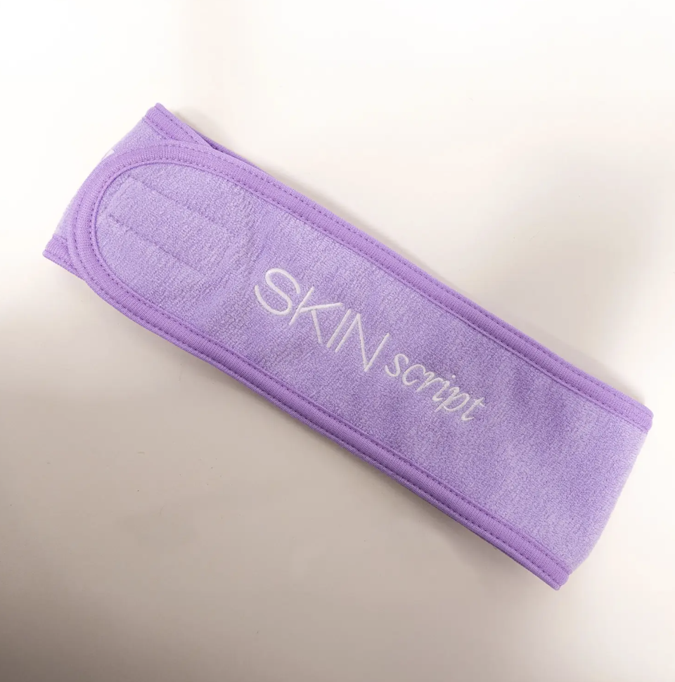 Skin Script Terry Headband