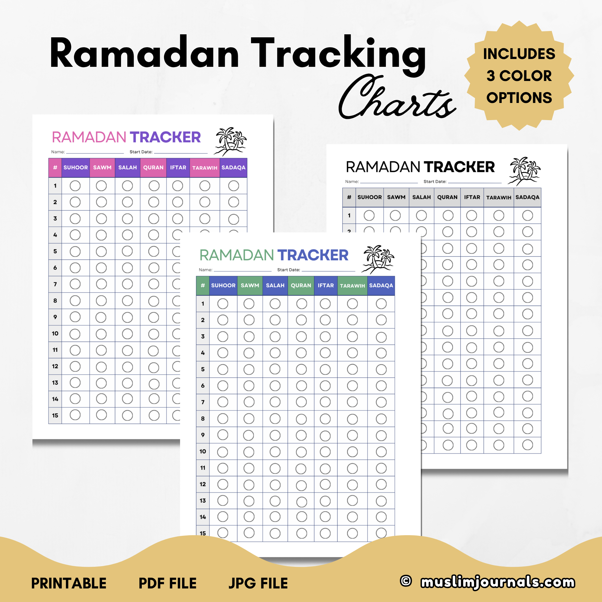 Ramadan Log Chart