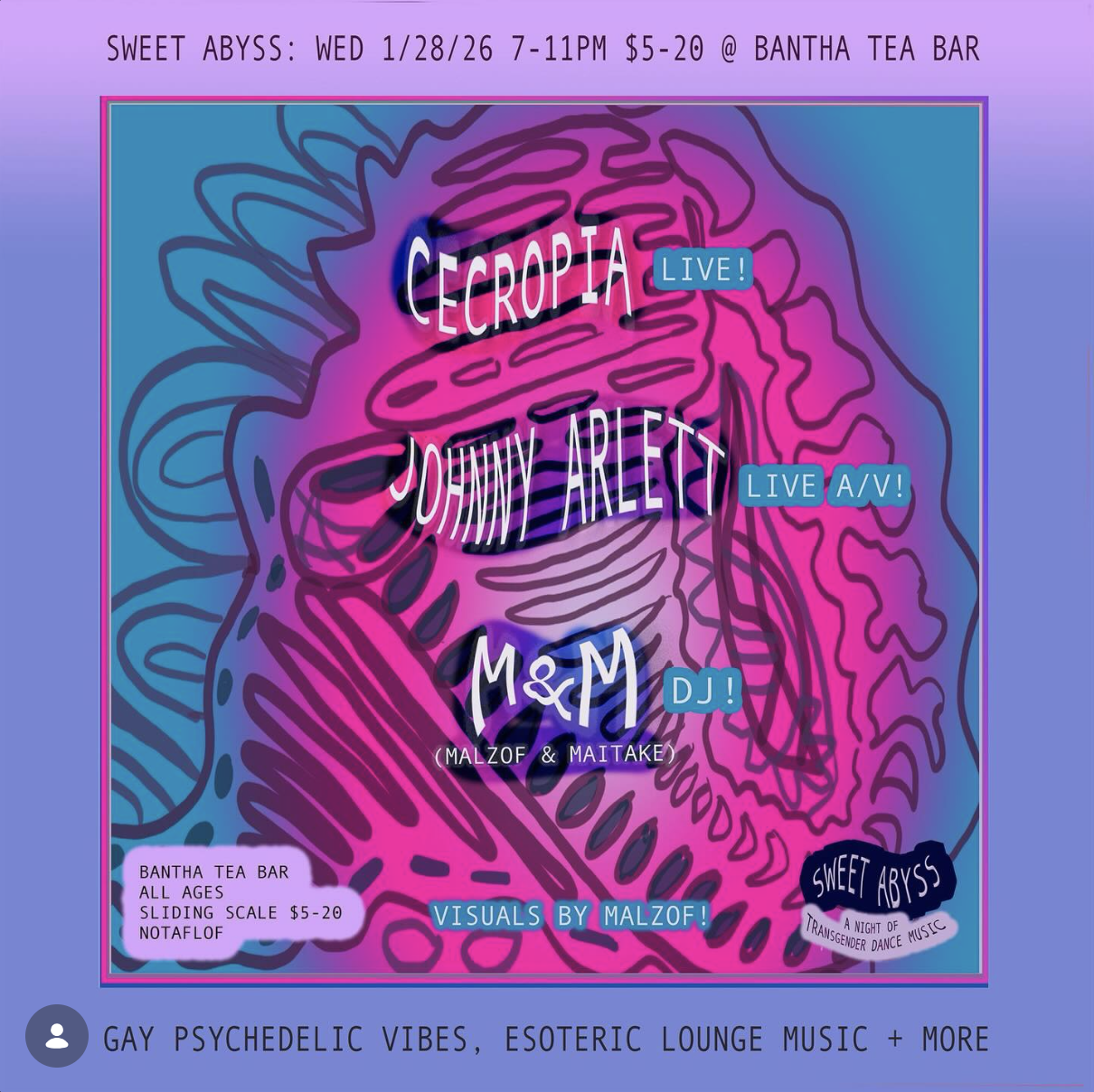 Sweet Abyss: Cecropia / Johnny Arlett / M&M