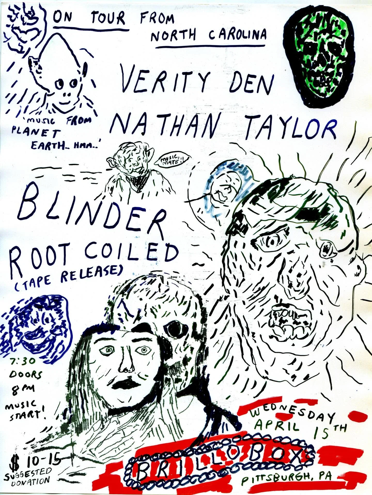 Root Coiled (tape release) / Blinder / Verity Den (North Carolina) / Nathan Taylor