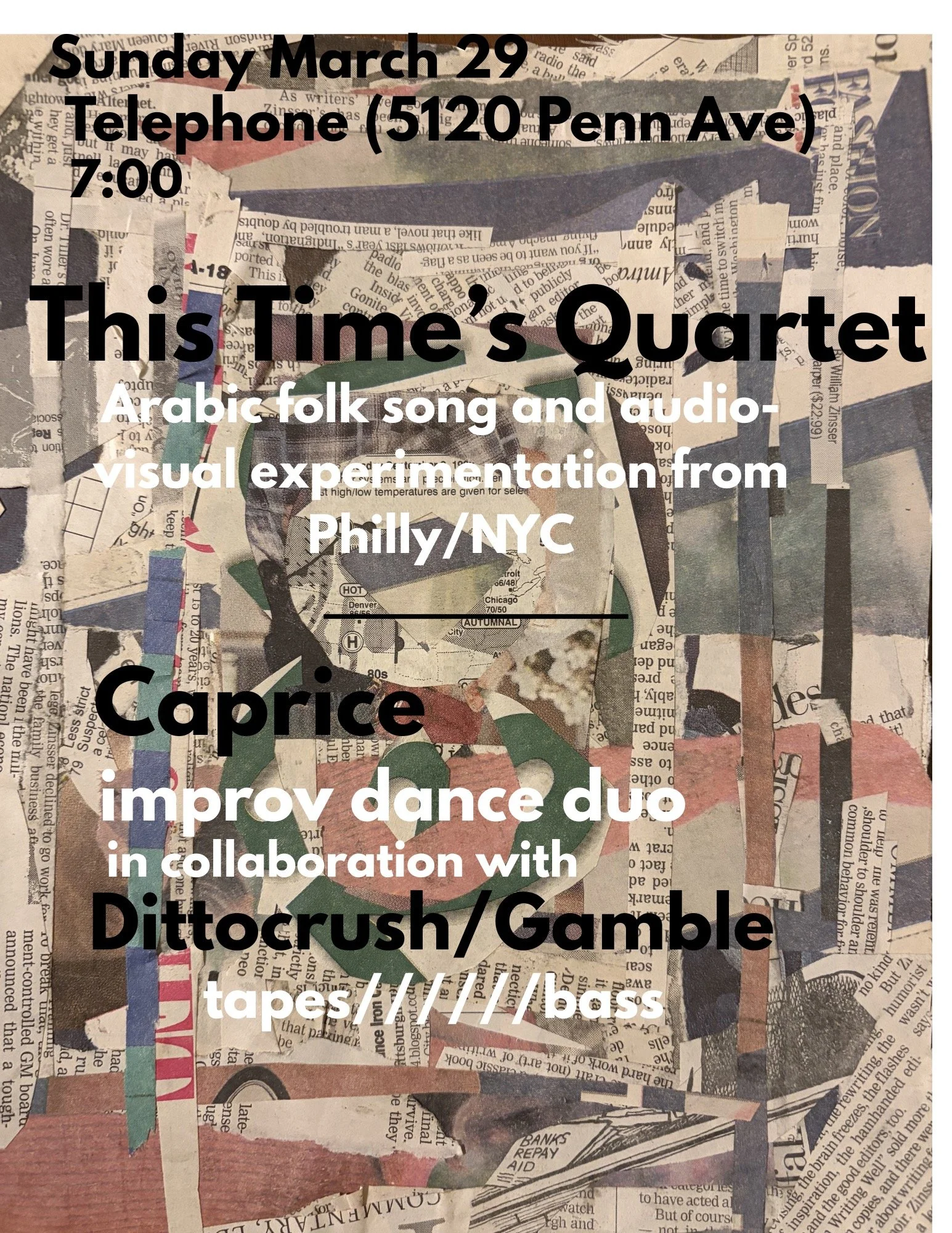 This Time's Quartet (Philly/NYC) and Caprice with Dittocrush/Gamble