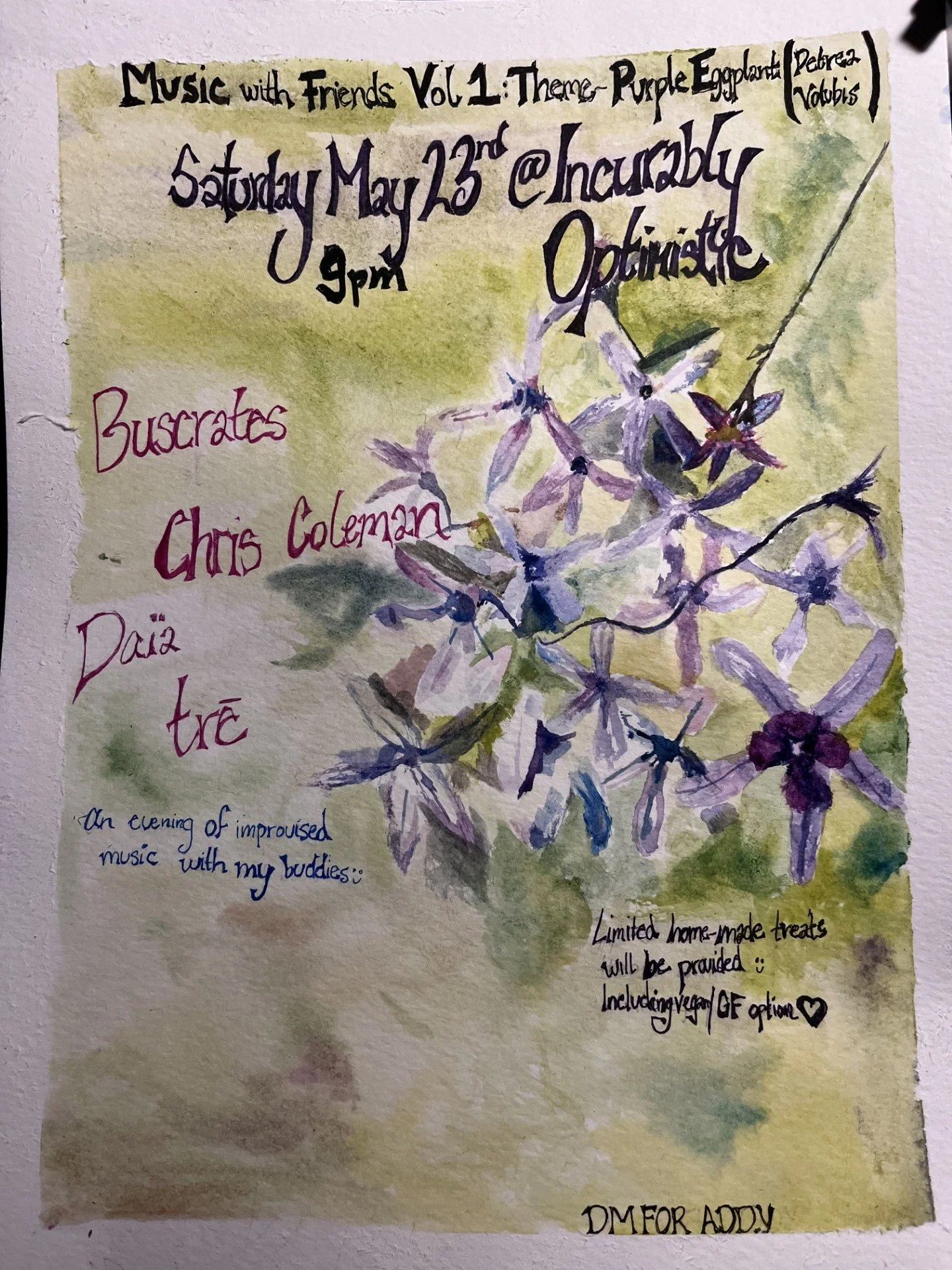 Music with Friends Vol. 1: Theme - Purple Eggplant (Petrea Volubis) feat. BusCrates, Chris Coleman, Daïa, trē