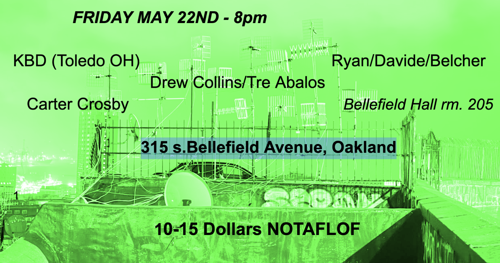 KBD // Ryan/Davide/Belcher // Collins/Abalos - Bellefield Hall rm. 205