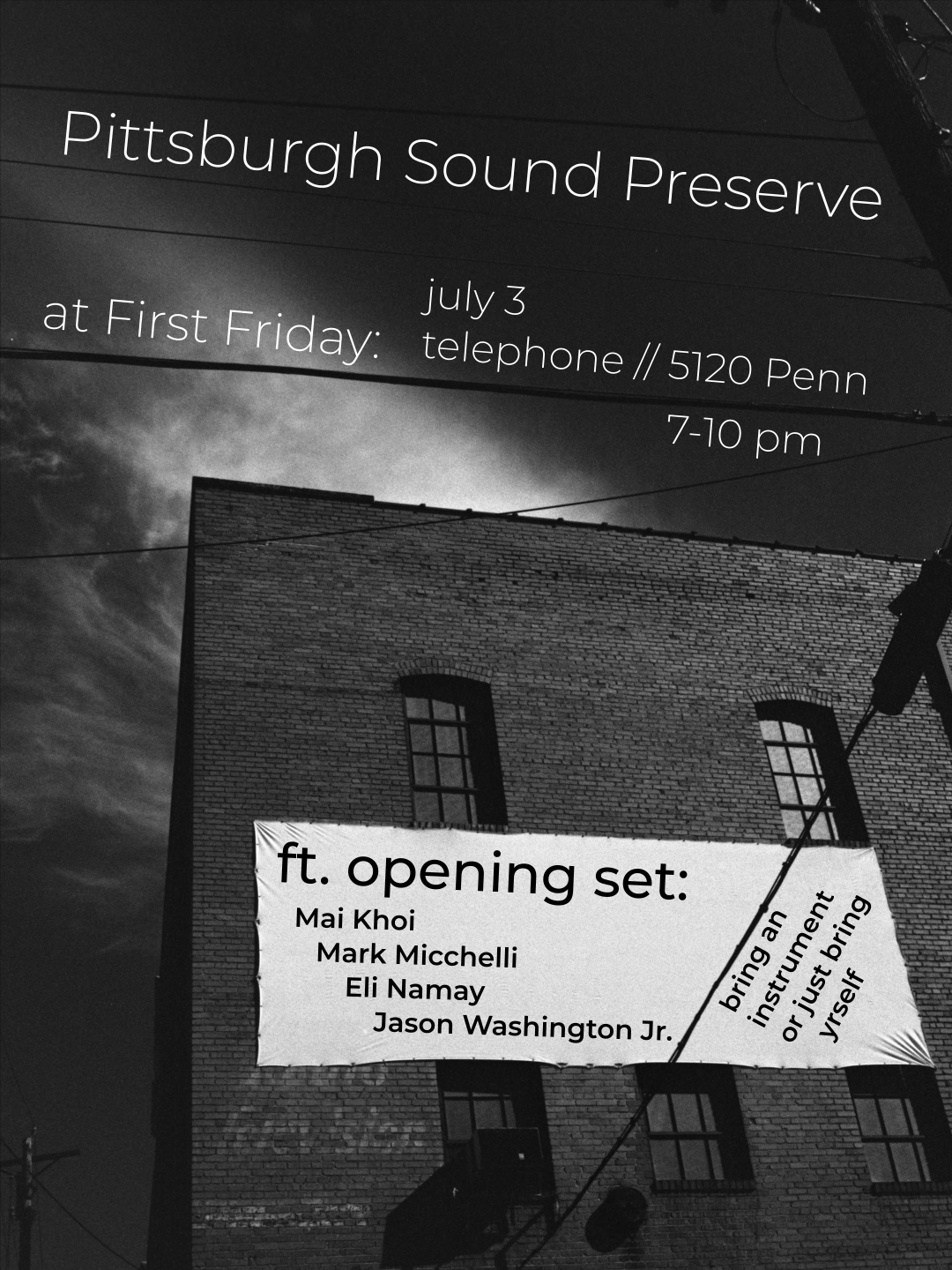 First Friday Open Improvisation ft. Jason, Eli, Khoi, Mark