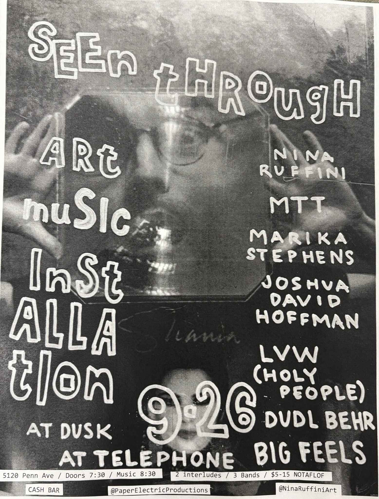 Seen through: Art music installation