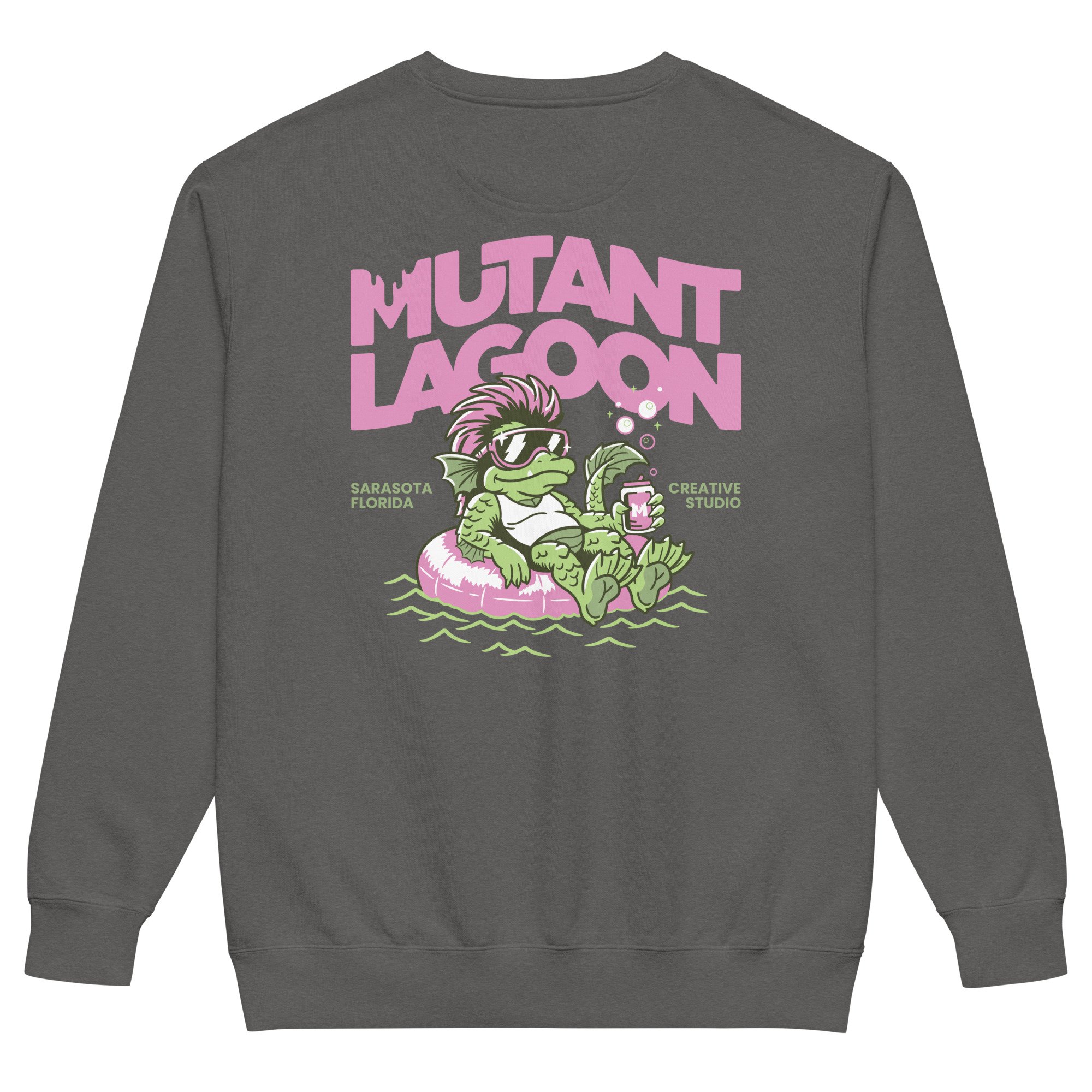 Mutant Lagoon Float Design - Unisex garment-dyed sweatshirt
