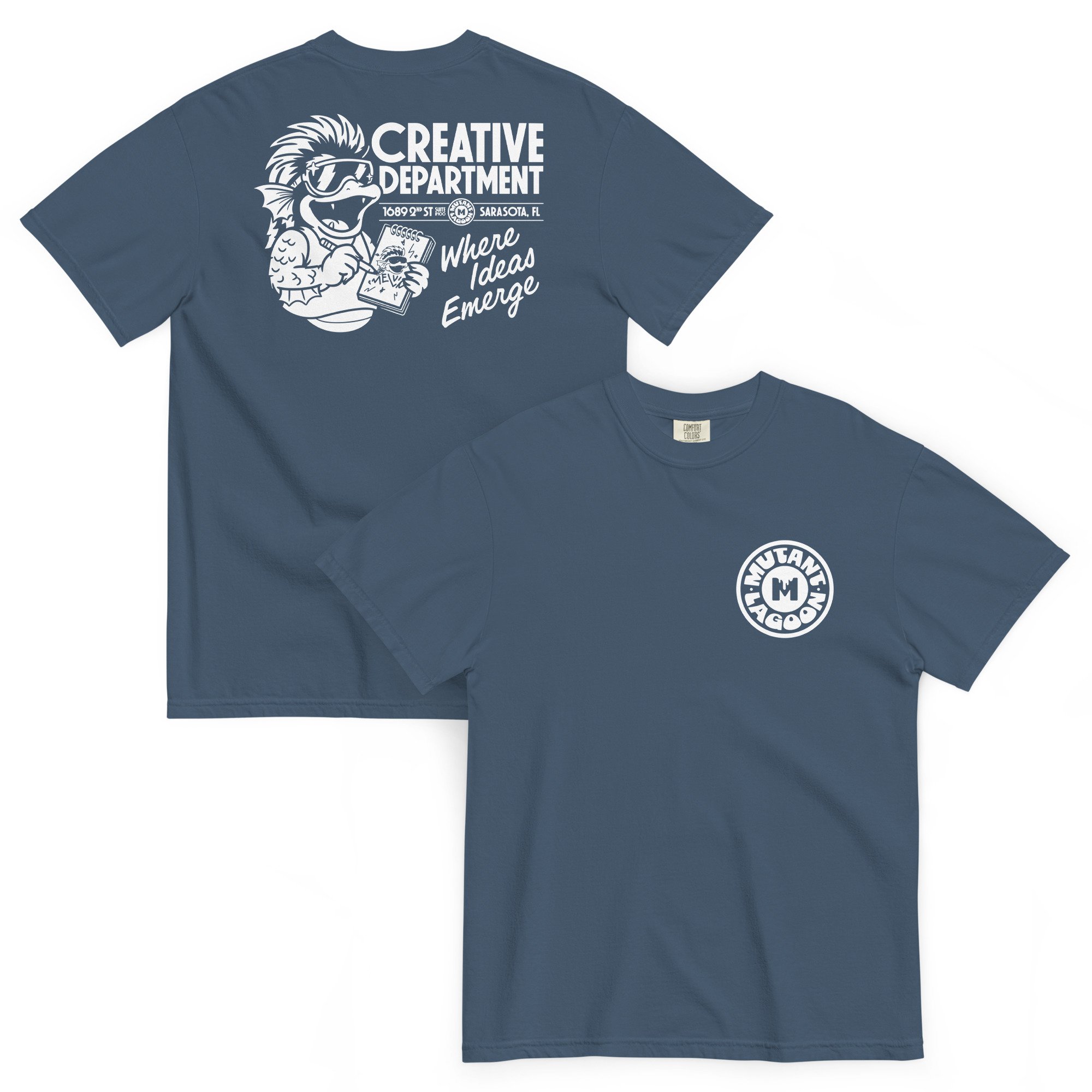Mutant Lagoon Creative Department Design - Unisex garment-dyed heavyweight t-shirt